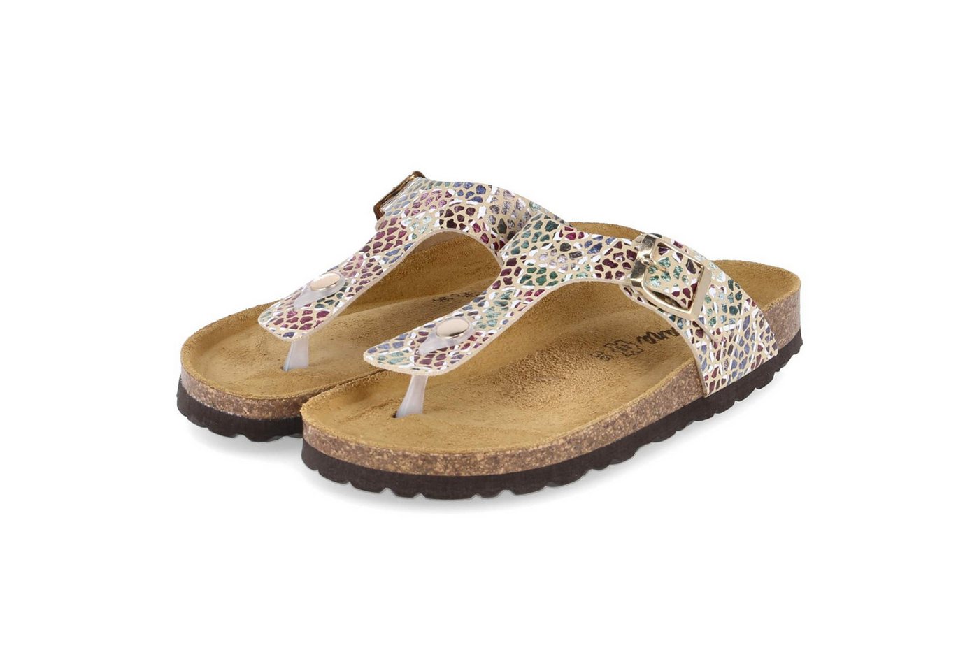Beliana Beliana 0027/ 299/87 Puzzle No.7 Damen Synthetik multicolored Pantolette