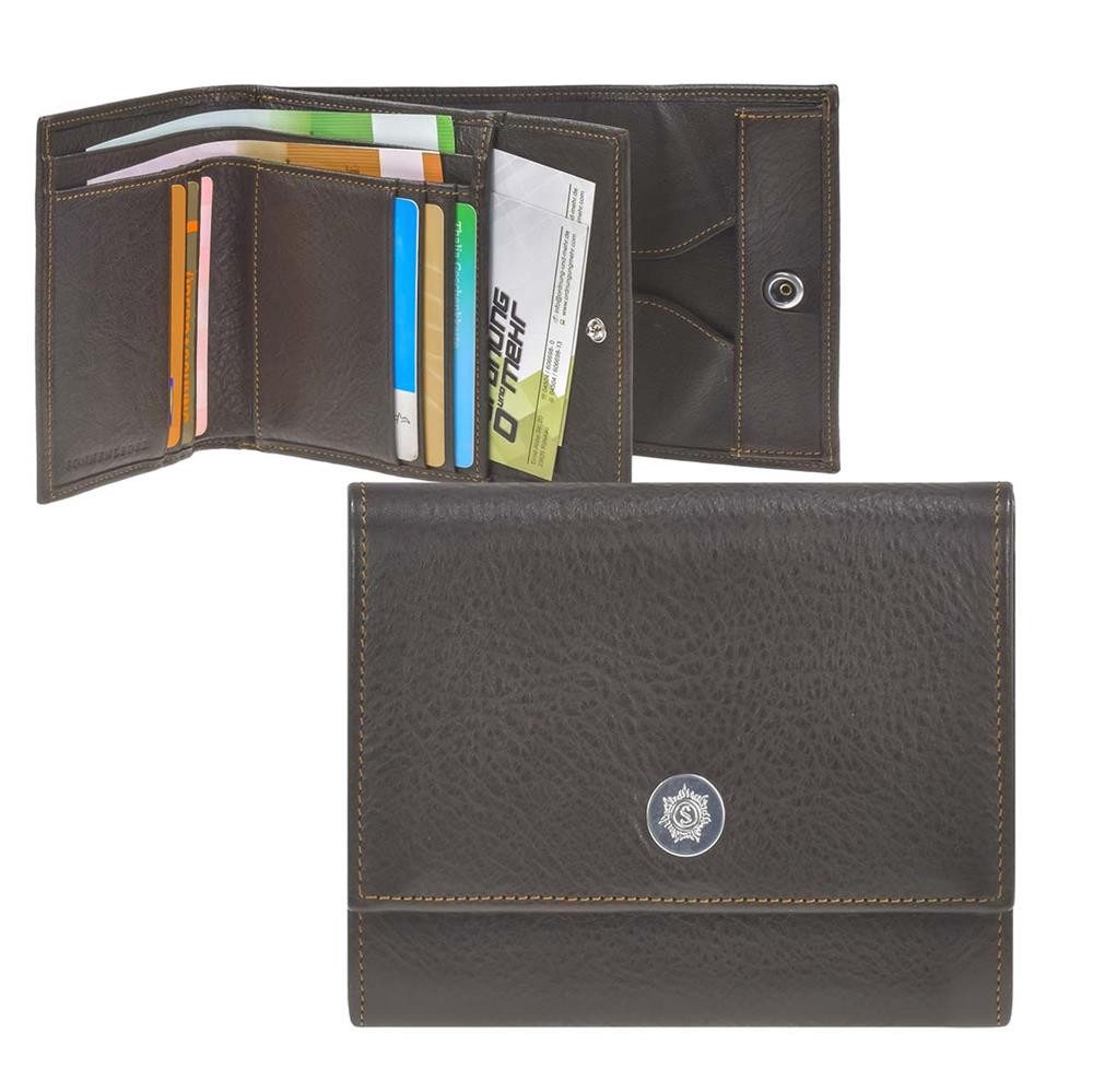 Sonnenleder Geldbörse Tarn G, Portemonnaie, großes Münzfach mit Lederboden