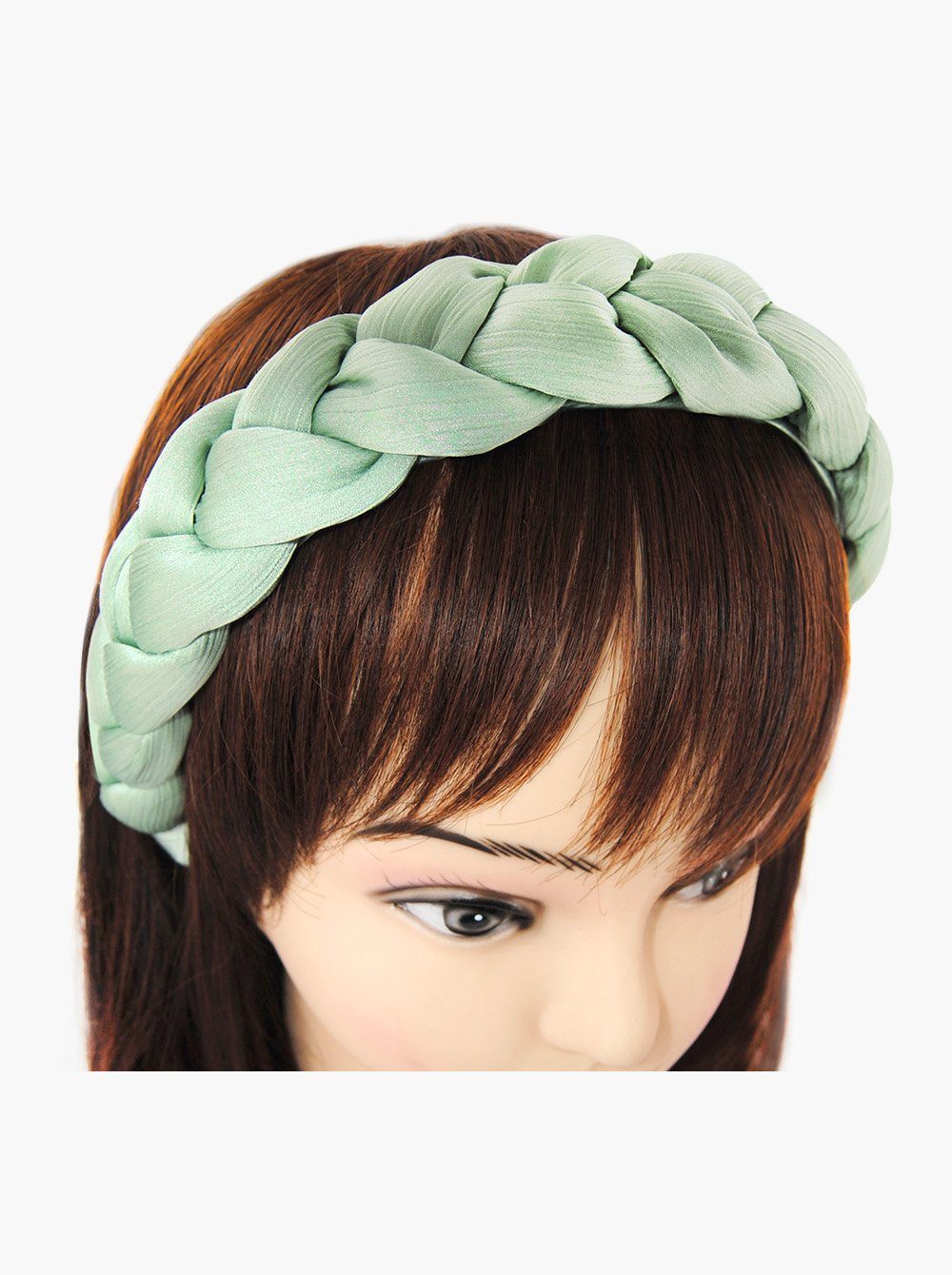 axy Haarreif Stoff Geflochtener Haarreif, Candy Colours wunderschön Vintage Damen Haareifen Haarband