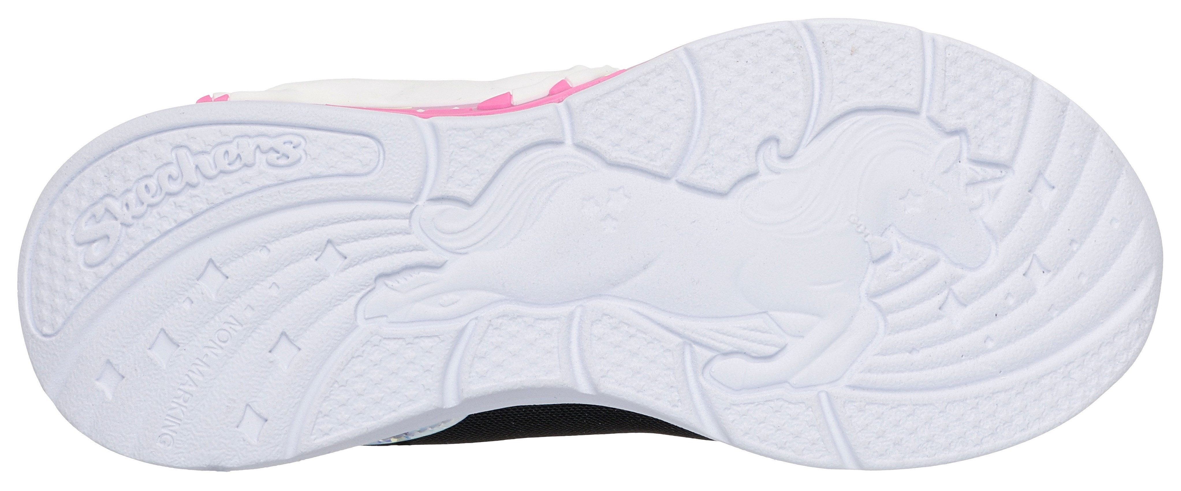 Skechers UNICORN CHASER Sneaker Boots mit Einhorn, Größenschablone zum Download