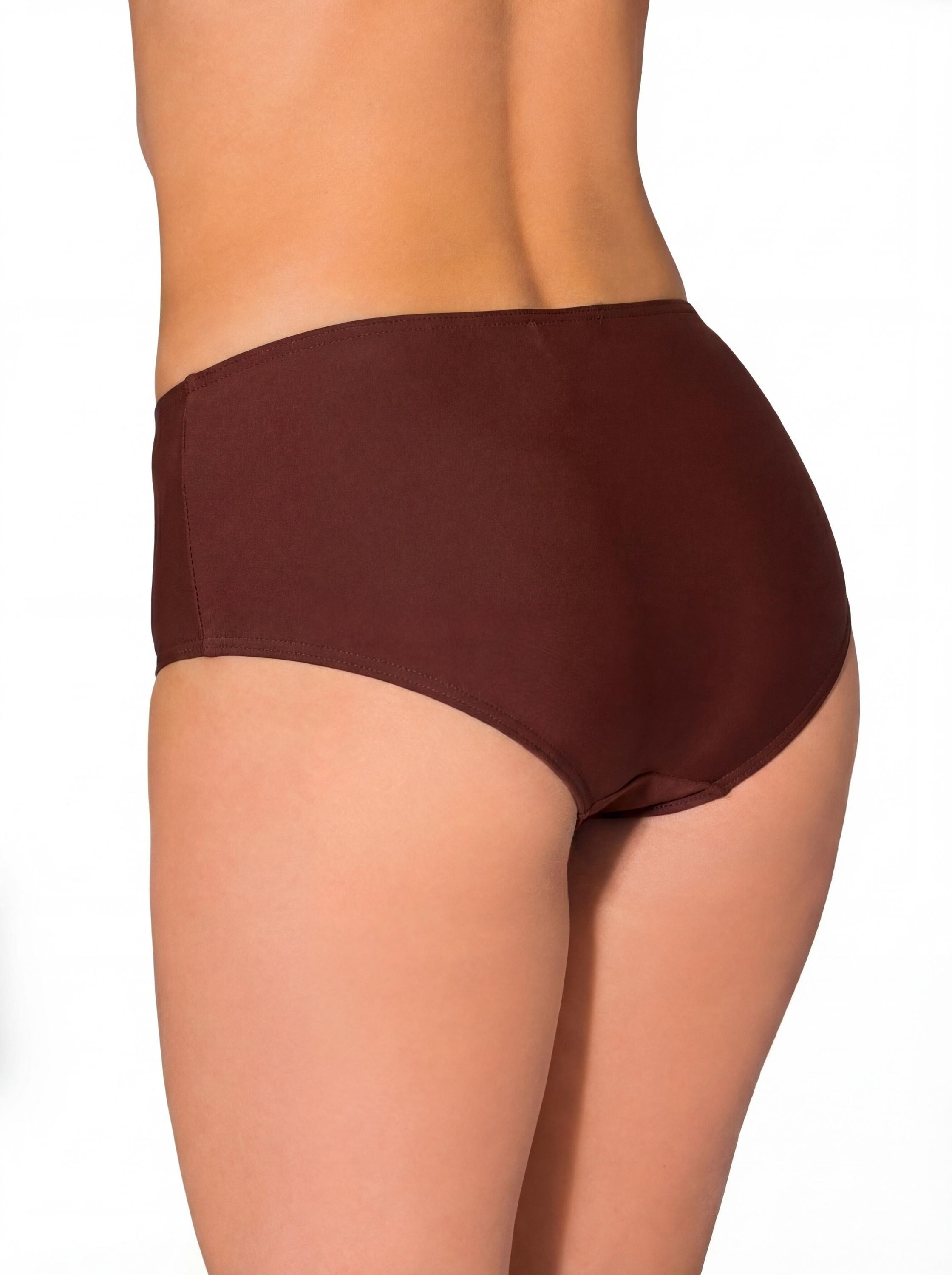 Aquarti Bikini-Hose Aquarti Damen Bikinihose mit Mittelhohem Bund