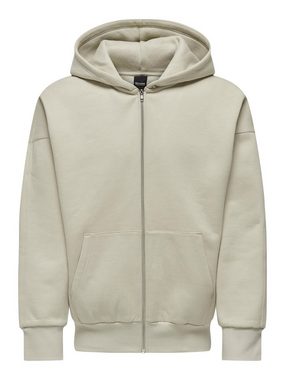 ONLY & SONS Kapuzensweatjacke ONSDAN LIFE RLX HEAVY ZIP HOODIE NOOS