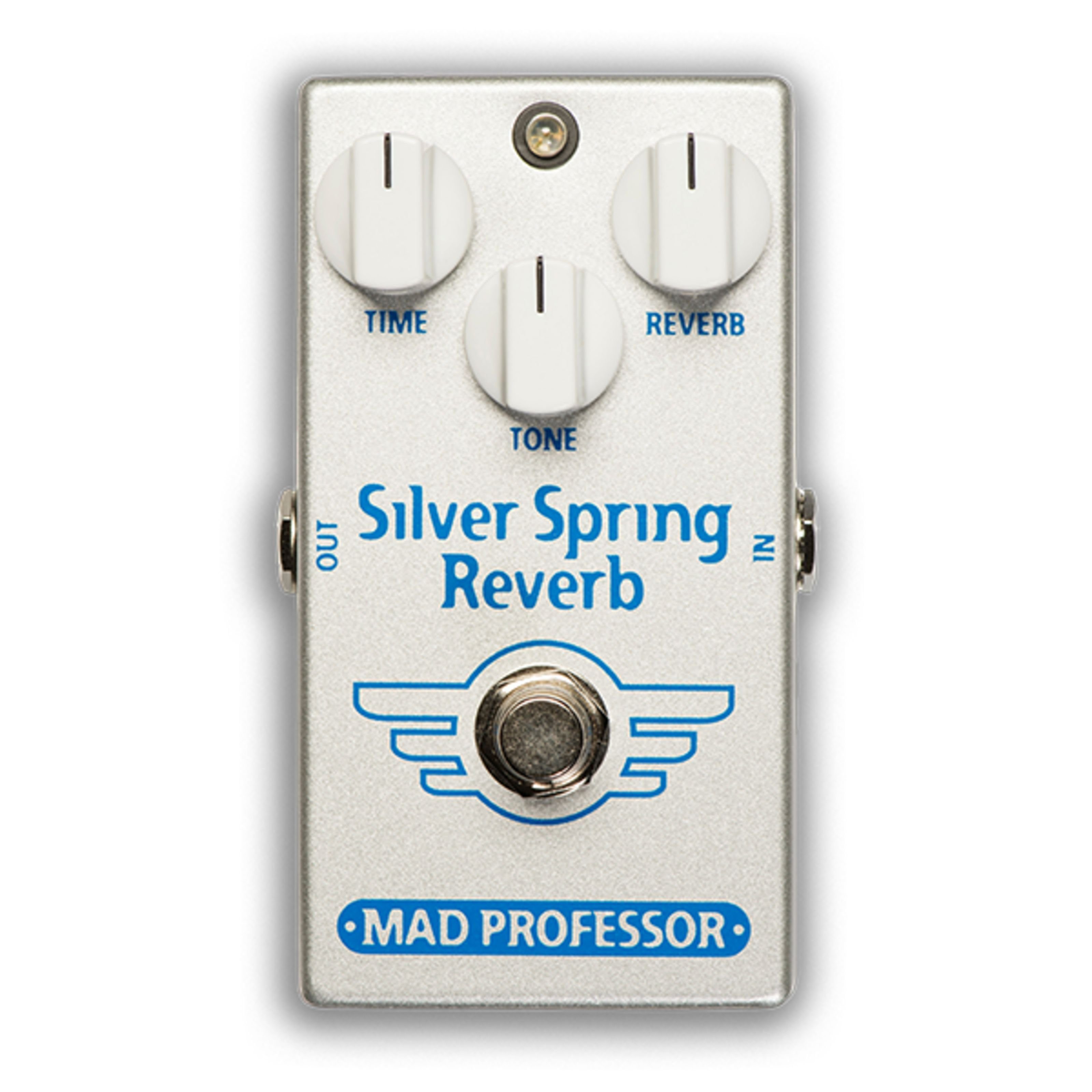 Mad Professor Musikinstrumentenpedal, Silver Spring Reverb - Effektgerät für Gitarren
