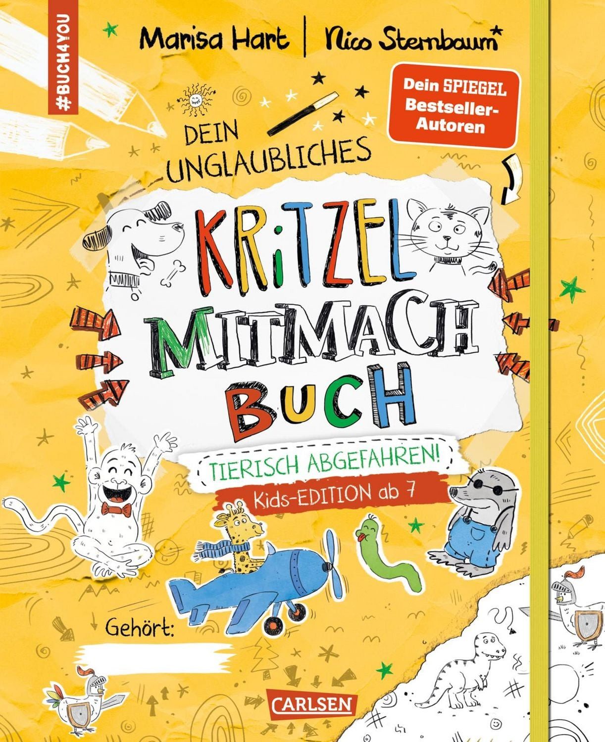 #buch4you: Dein unglaubliches Kritzel-Mitmach-Buch / Marisa Hart