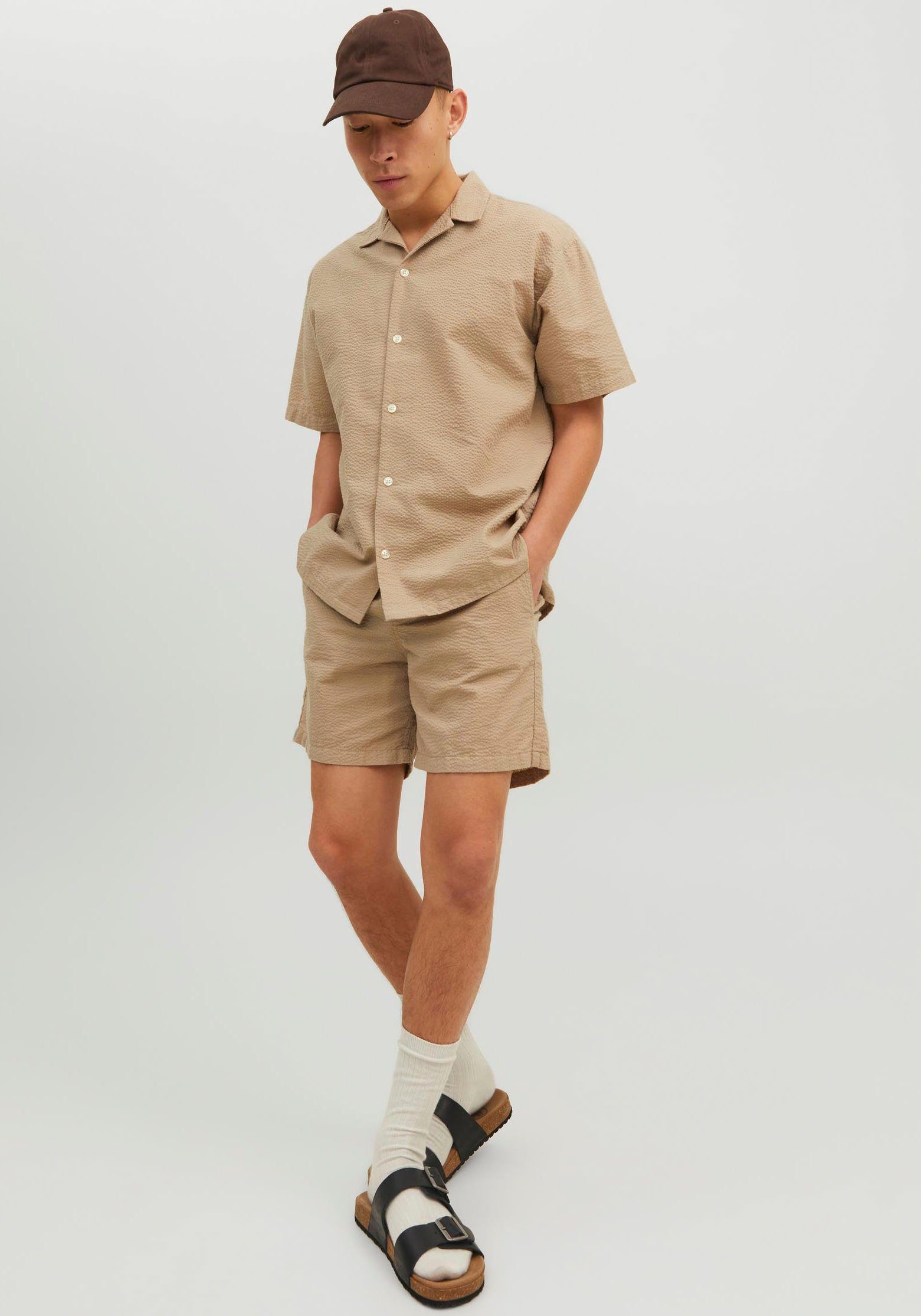 DEK Jones JPSTJEFF & JJJOGGER Sweatshorts SEERSUCKER Crockery Jack SN