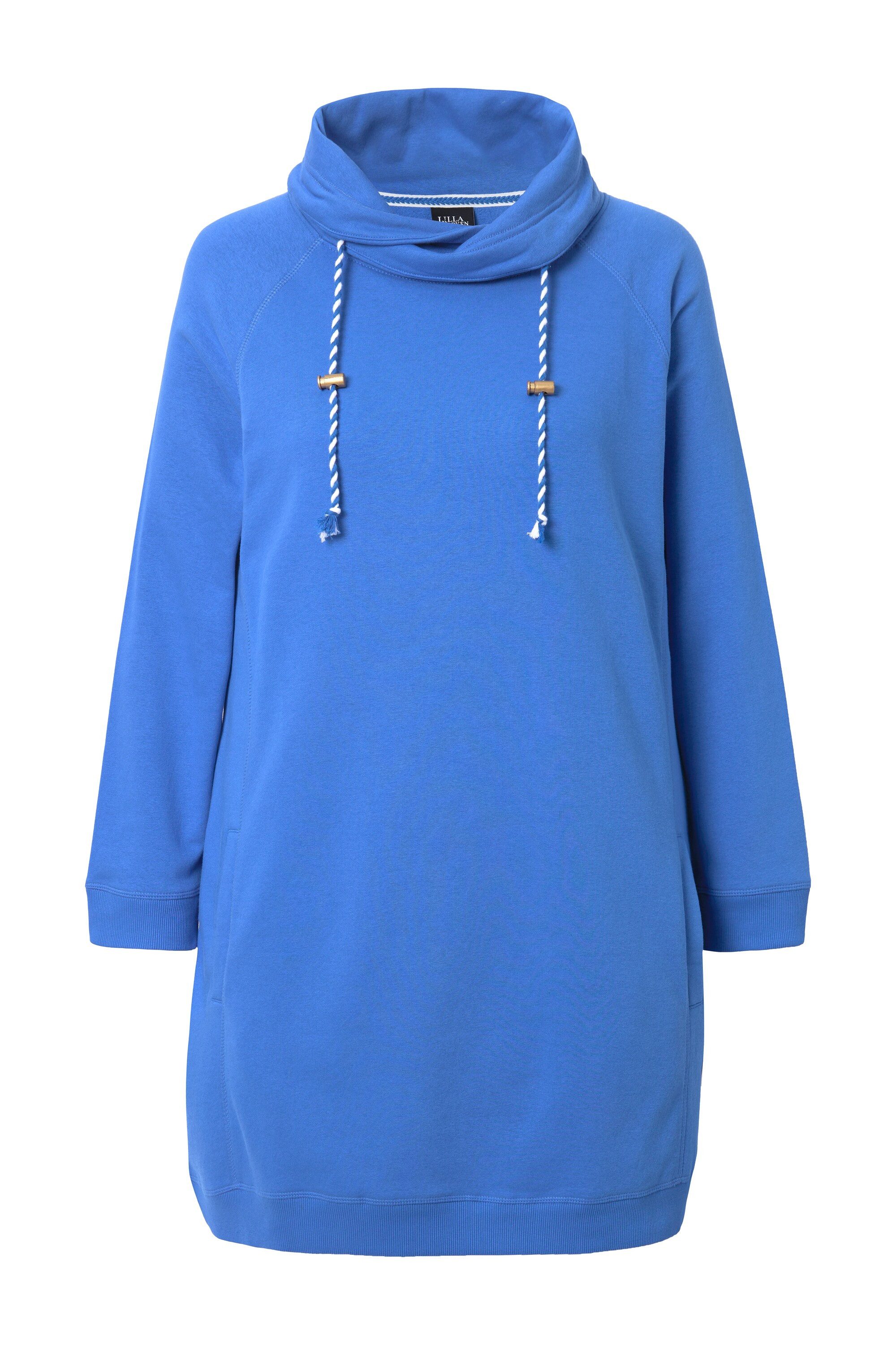 Ulla Popken Jerseykleid Sweatkleid Stehkragen Langarm günstig online kaufen