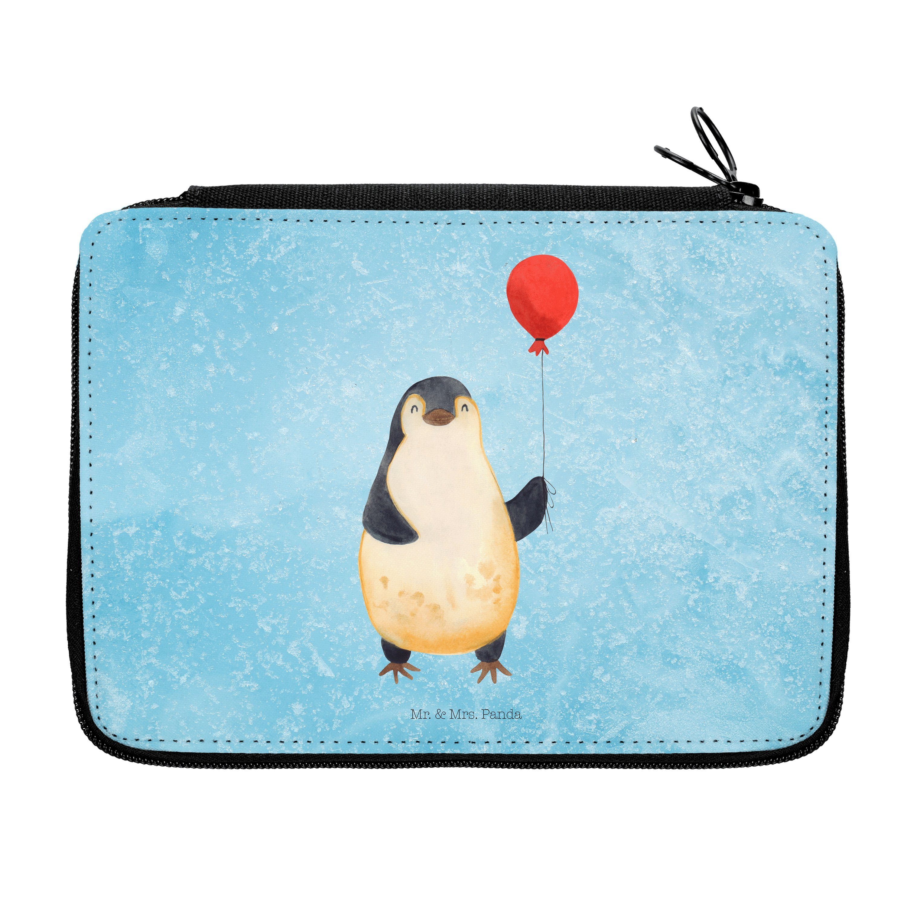 Federmappe Schule, Luftballon Mr. Mrs. Eisblau - Federmäppchen Einschulu, & - Geschenk, Pinguin (1-tlg) Panda