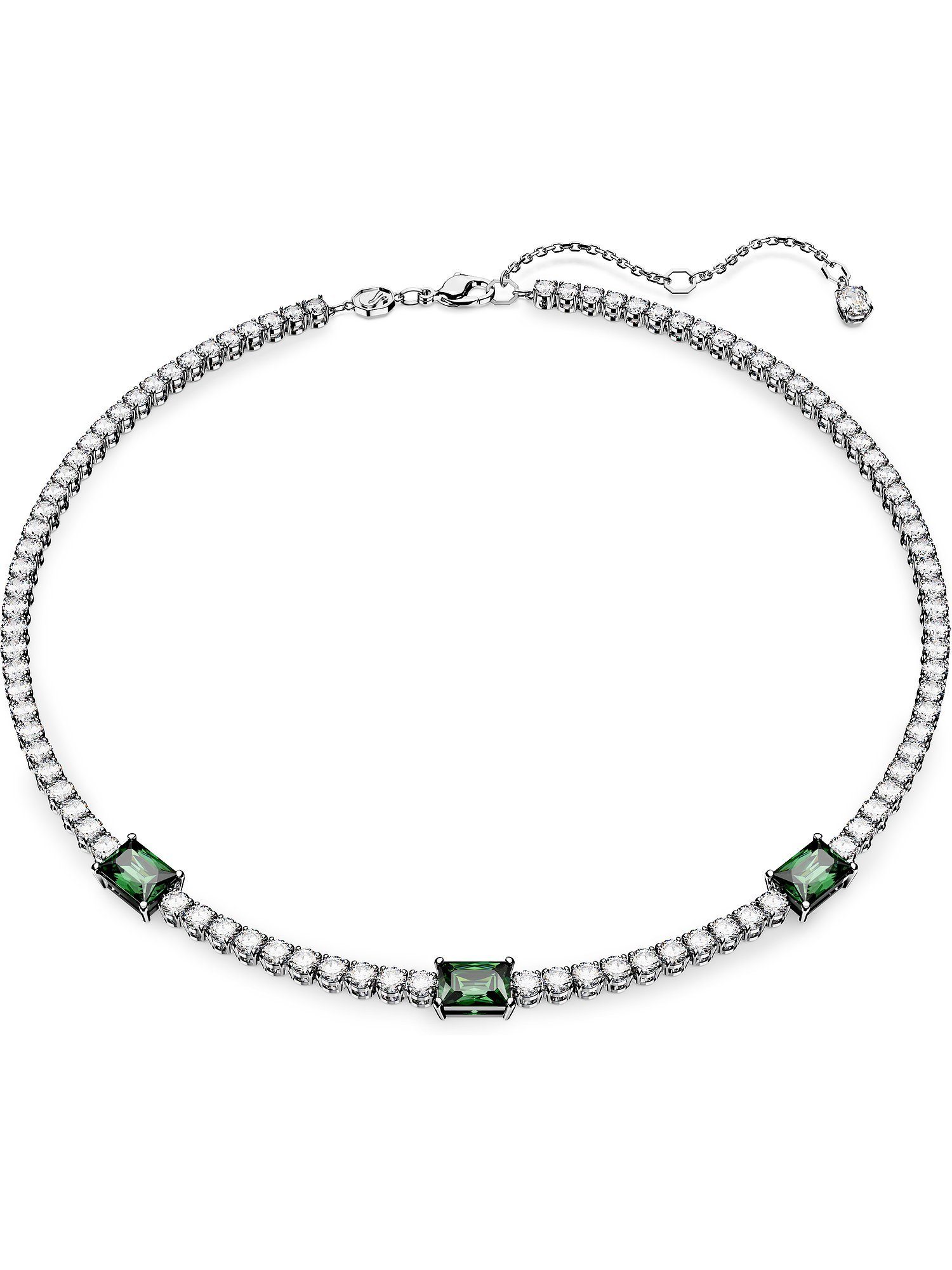 Swarovski Collier Swarovski Damen-Kette Metall Swarovski-Kristall