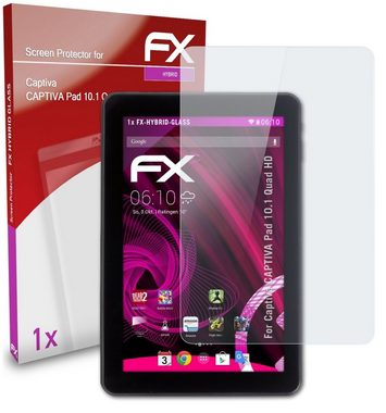 atFoliX Schutzfolie Panzerglasfolie für CAPTIVA Pad 10.1 Quad HD, Ultradünn und superhart