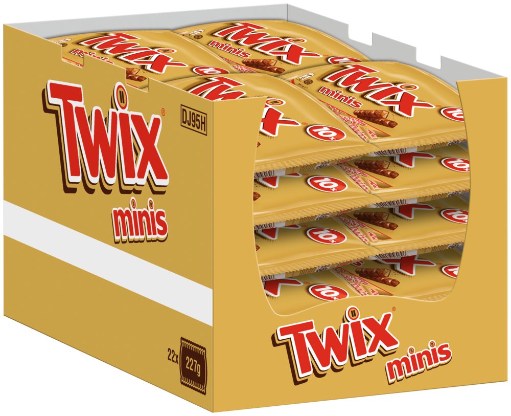 Twix Süßigkeit TWIX Minis 22x227g