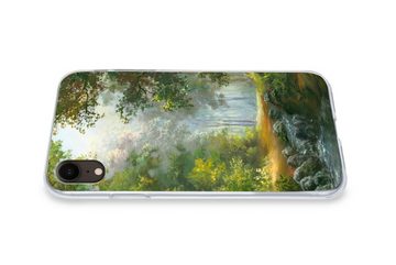 MuchoWow Handyhülle Wald - Ölgemälde - Sommer, Handyhülle Apple iPhone XR, Smartphone-Bumper, Print, Handy