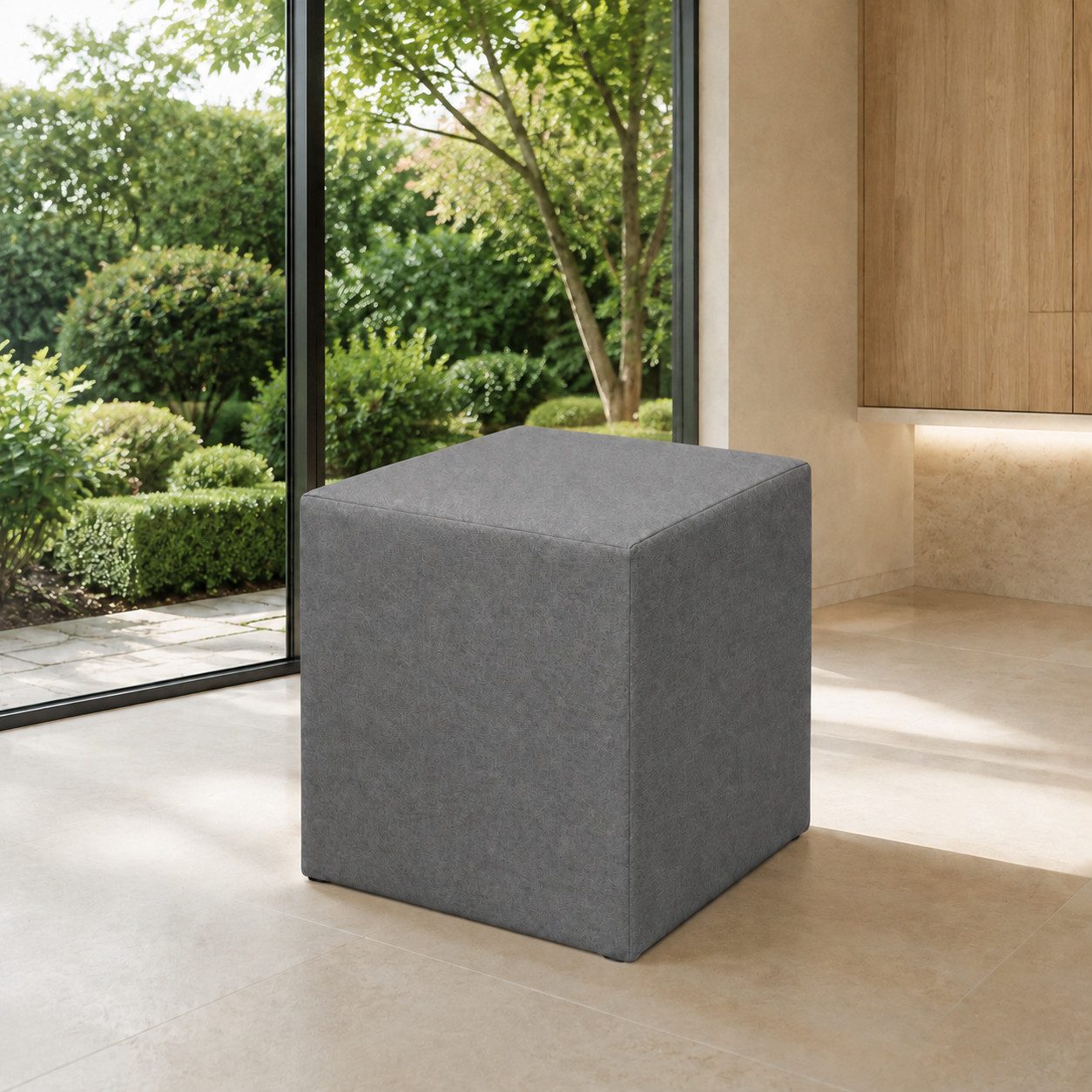 Best for Home Sitzhocker Cube Pouf – Stilvoller Samt Hocker & Fußhocker (Einzelstück, 1 St., verschiedene Farben), Handwerksqualität,TOP Preis-Leistungs-Verhältnis