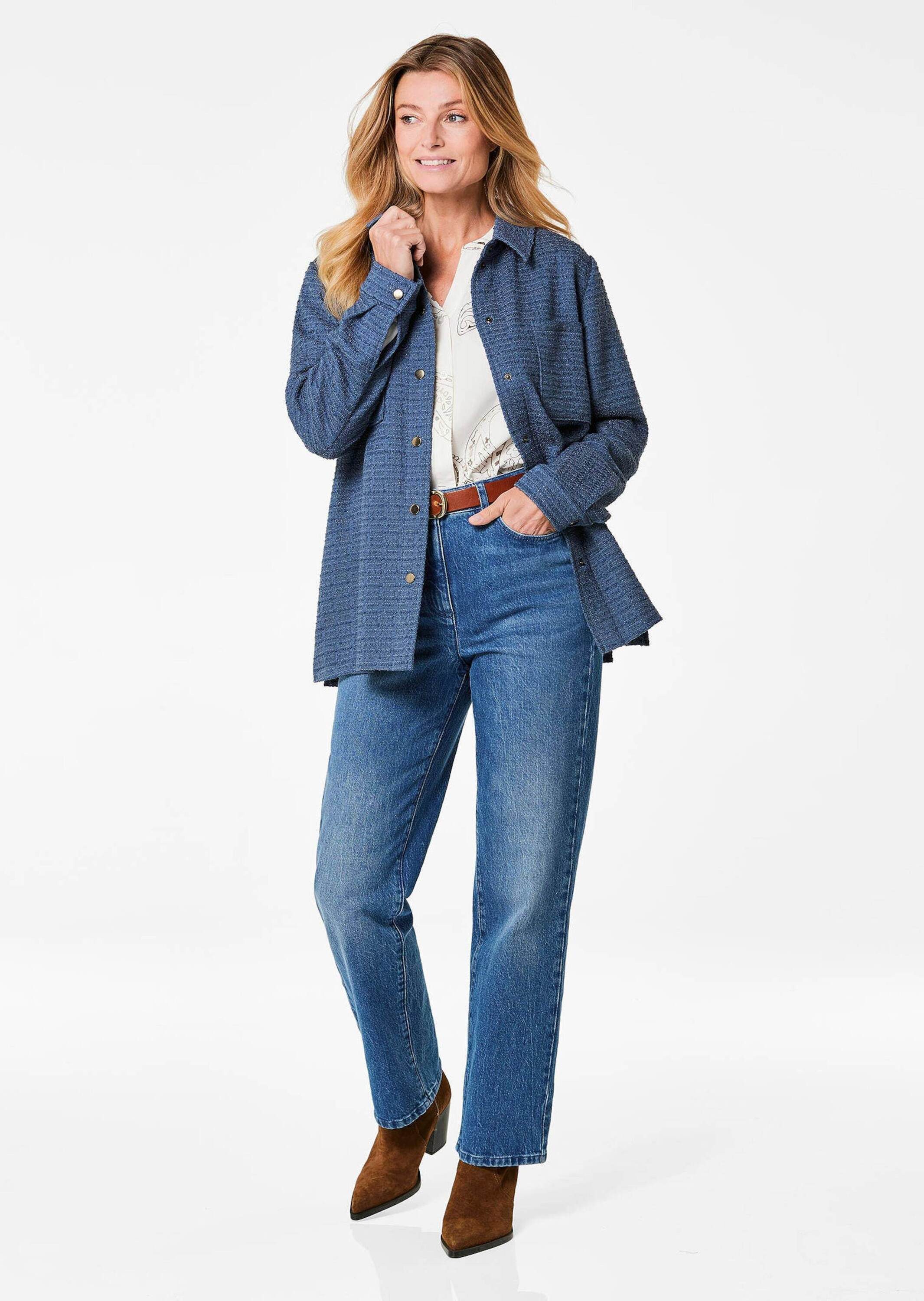 GOLDNER Hemdbluse Hemdjacke günstig online kaufen