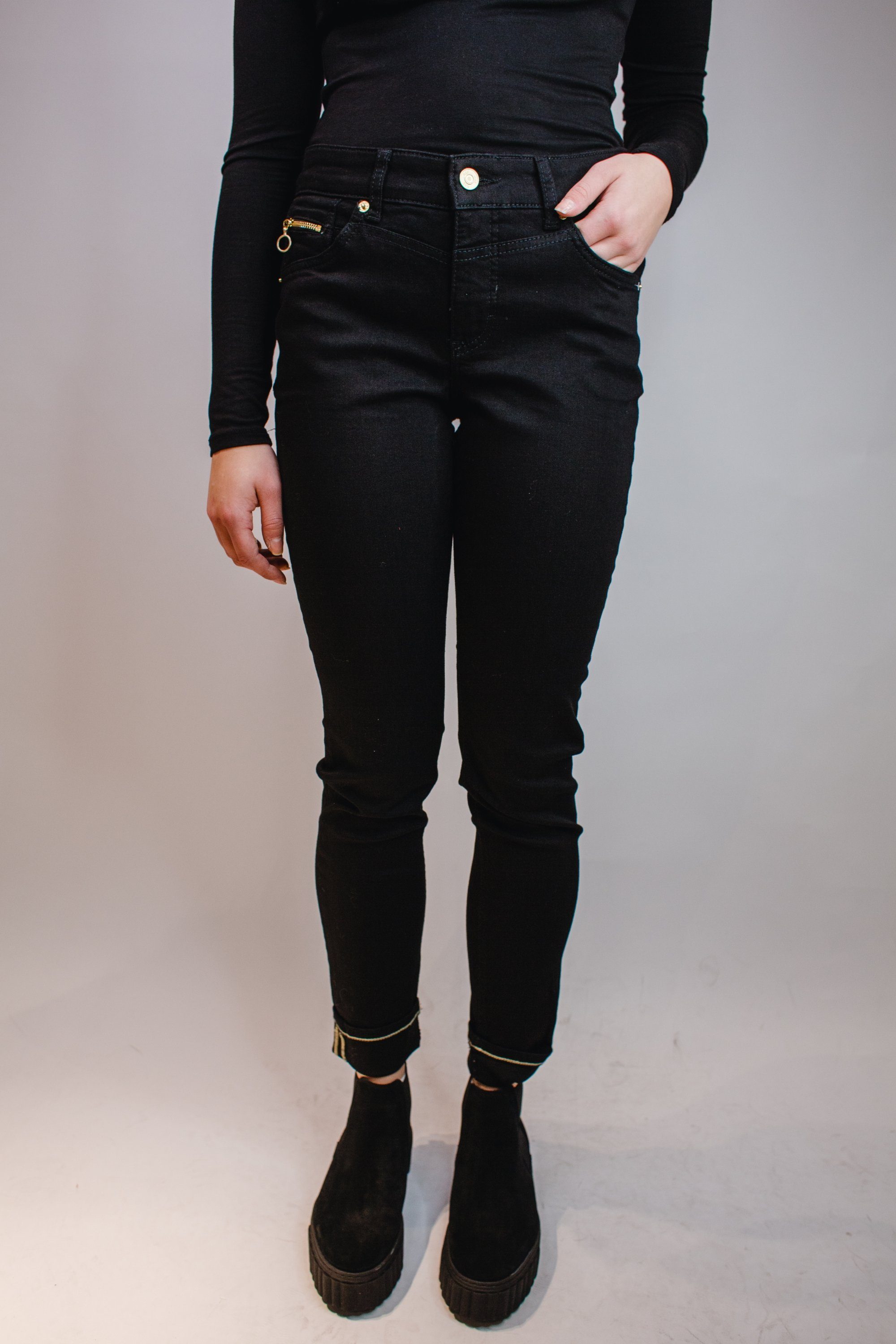 MAC 5-Pocket-Jeans Jeans MAC RICH SLIM schwarz