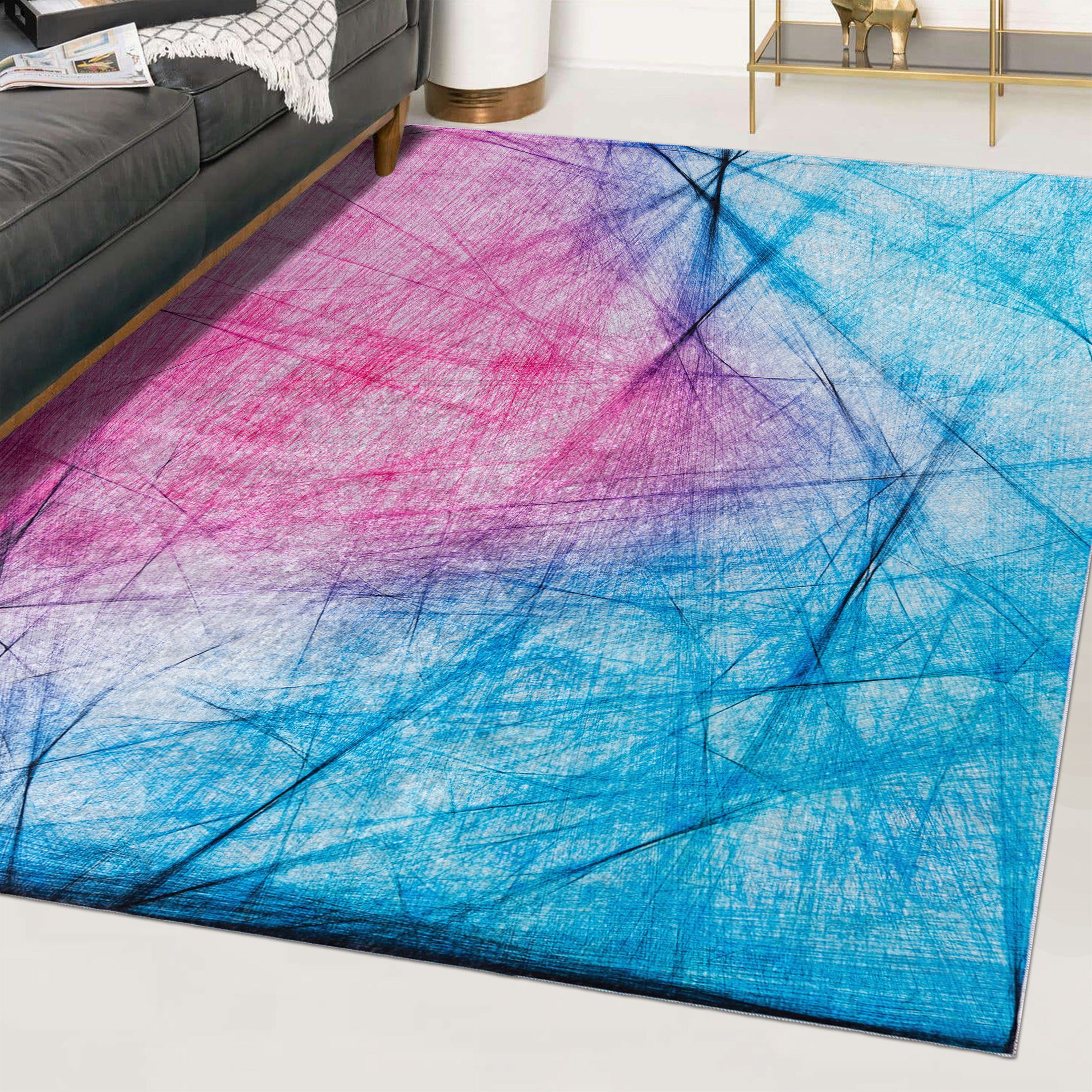 Mazovia Designteppich Modern Teppich für Wohnzimmer, günstig online kaufen