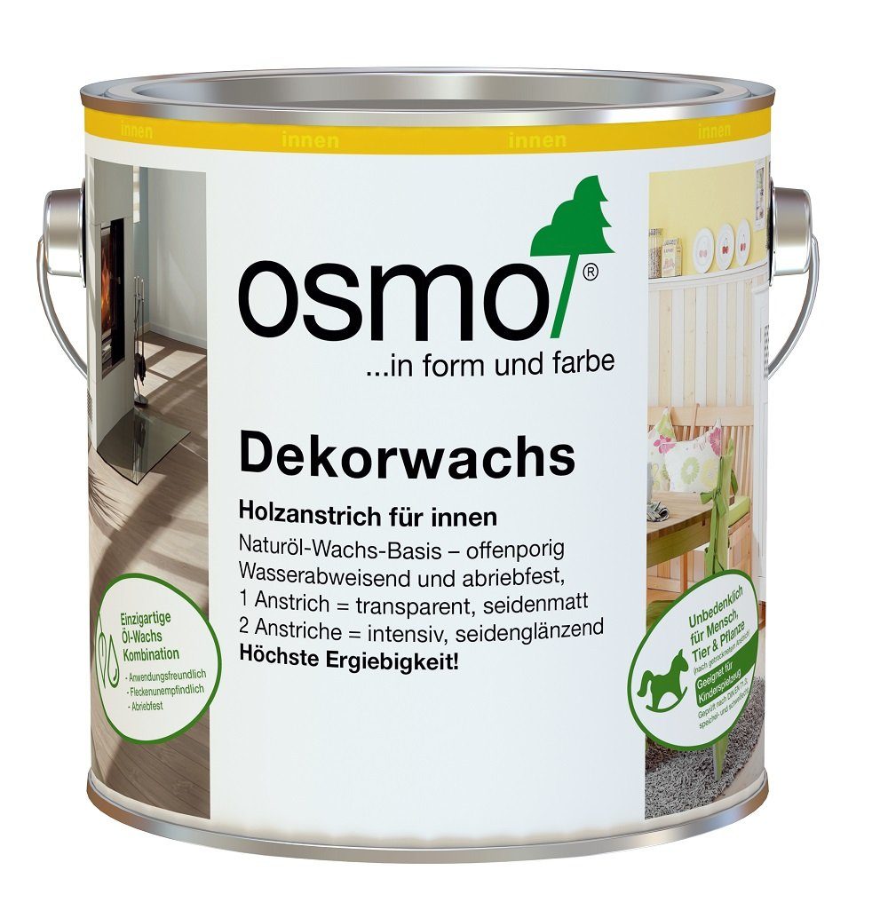 Osmo Hartwachsöl OSMO 3166 Dekorwachs Nußbaum 375ml
