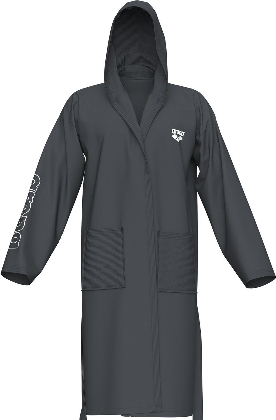 Arena Bademantel ARENA ZEAL ROBE BLACK-WHITE günstig online kaufen