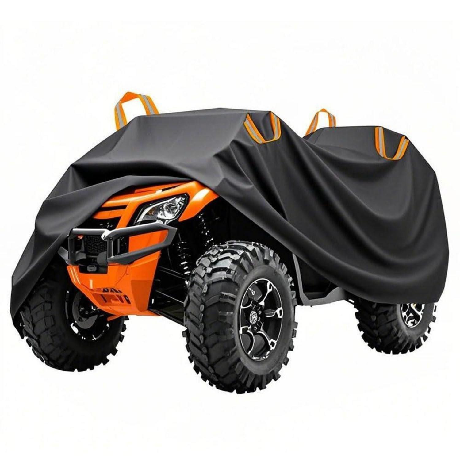 LuxusKollektion Autoplane ATV Abdeckung Wasserdicht UV Schutz Schwarz XXL (220 x 98 x 106 cm)