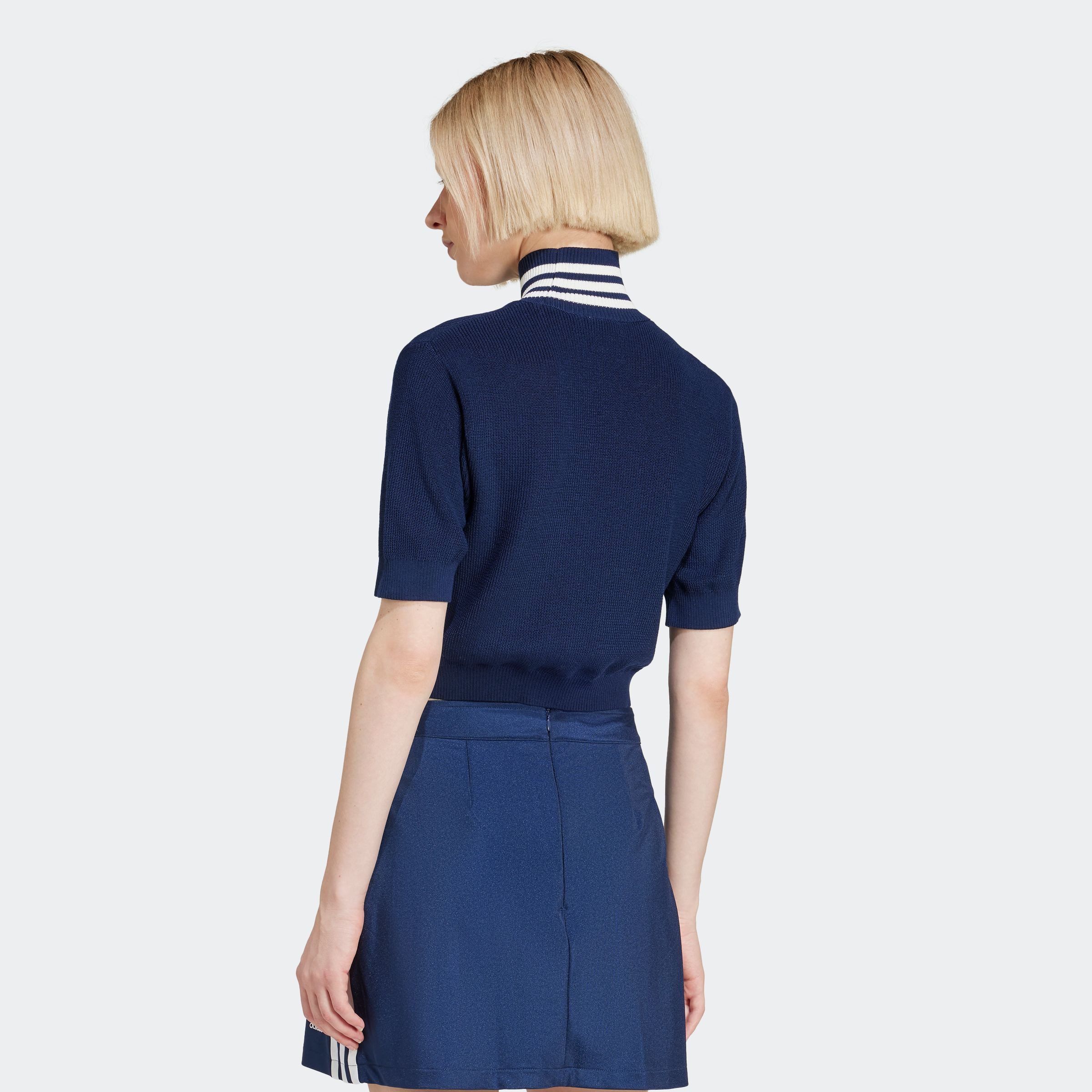 adidas Originals T-Shirt CROPPED ROLLKRAGENOBERTEIL schmale Passform, für L günstig online kaufen
