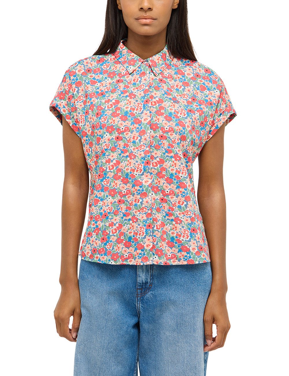 Kurzarmbluse Damen Style Elsa