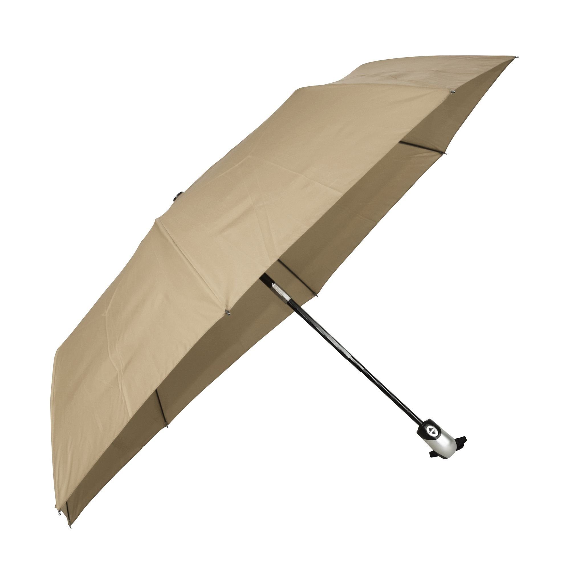 RAIN HAPPY Taschenregenschirm taupe