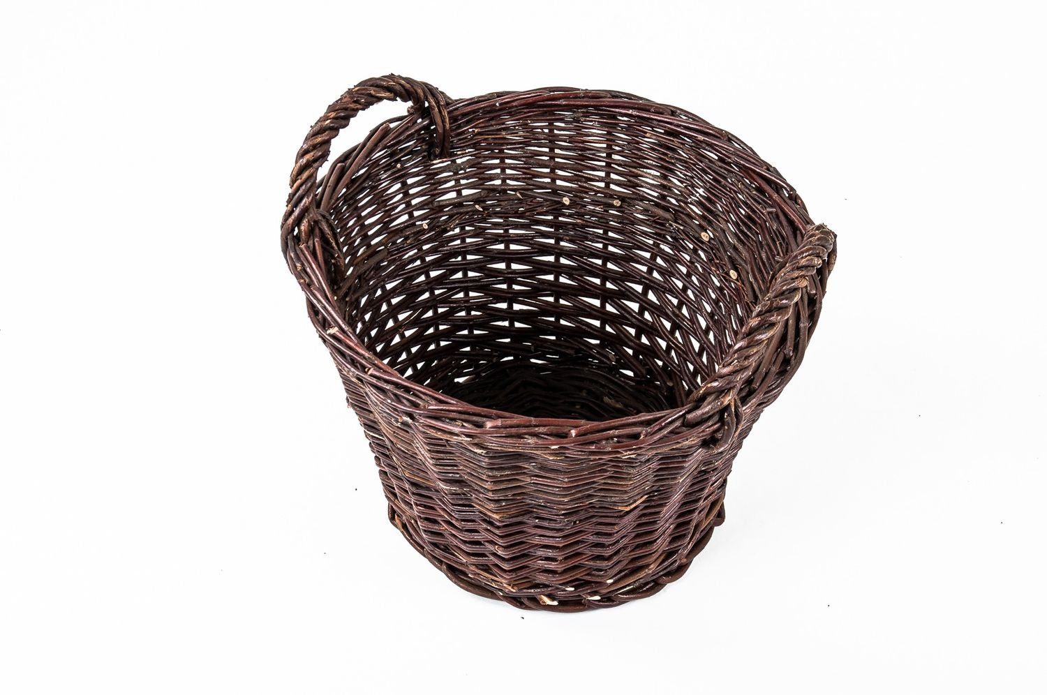 Aufbewahrungsbox Weiden-Kartoffelkorb 35x26cm Einkaufskorb Autokorb Tragekorb