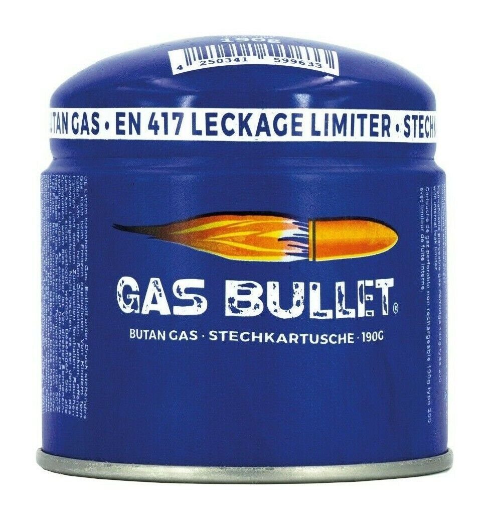 Roland Germany Gaskocher 1 - 36 Campinggas Butan/Propangas Stechkartusche a 190 g, hohe Reinheit