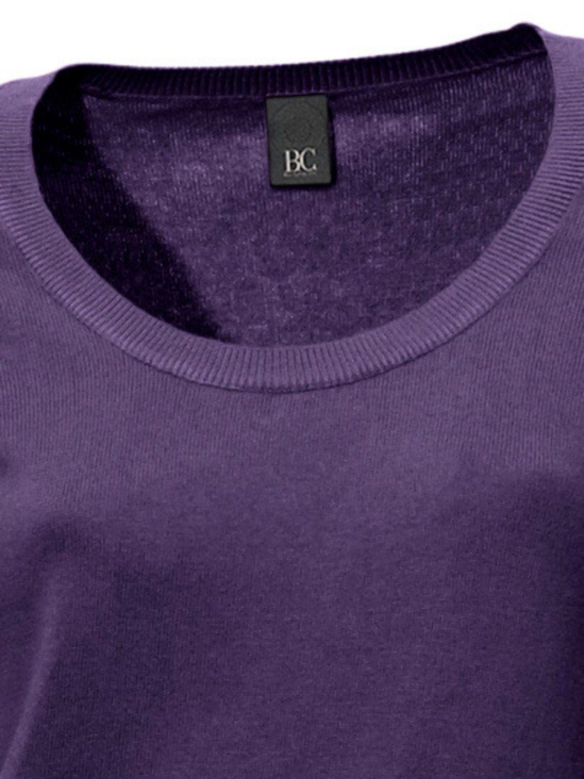 heine Strickpullover Rundhals-Pullover Langarm Feinstrick