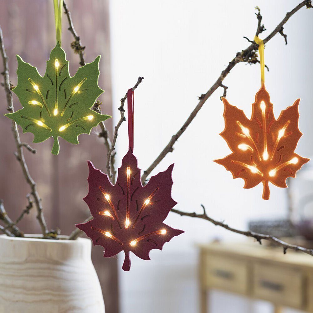 Home-trends24.de LED Dekofigur LED Hänger Ahornblatt günstig online kaufen