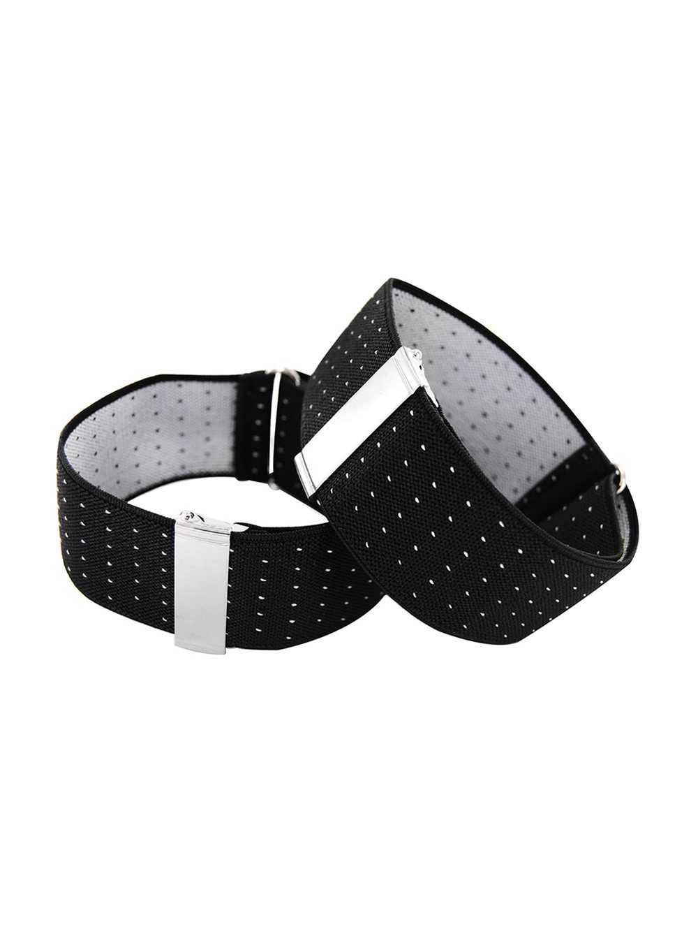 axy Hosenträger 1 Paar Herren Hemd Ärmelhalter 3,5cm Breit (elastisch und größenverstellbar) Hemd Ärmelhalter Hülsenhalter Ärmelband