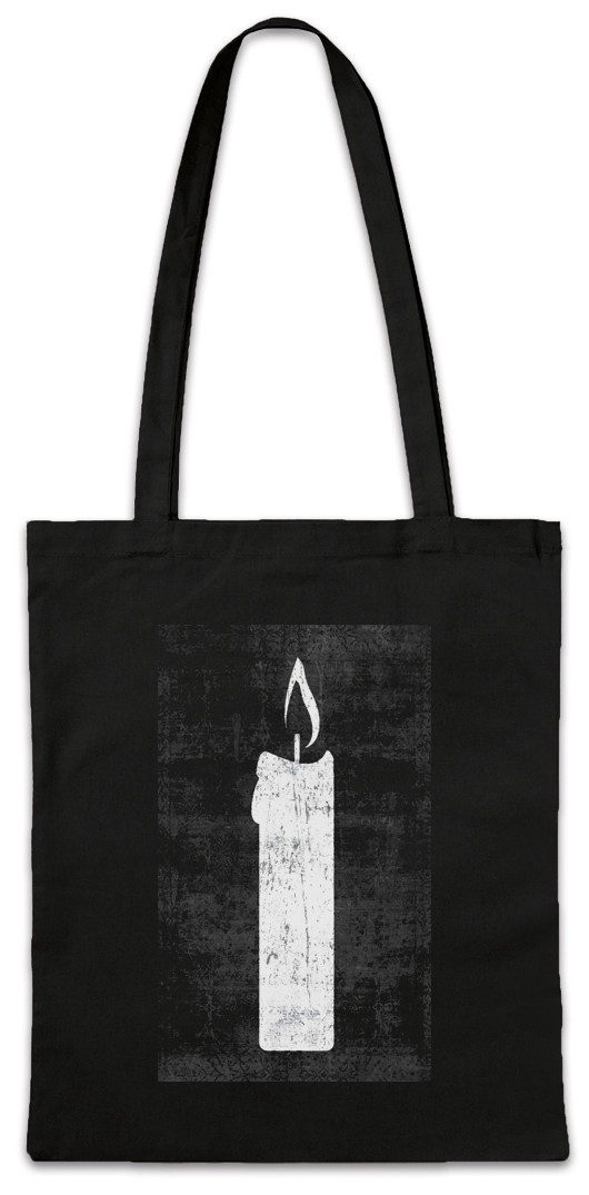 Beuteltasche Tarot The White Candle Stofftasche Tarot Karte Karten Card Auge