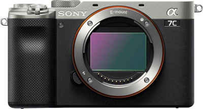 Sony »A7C« Vollformat-Digitalkamera (24,2 MP, 4K Video, 7,5cm (3 Zoll) Touch-Display, Echtzeit-AF, 5-Achsen Bildstabilisierung, NFC, Bluetooth, nur Gehäuse)