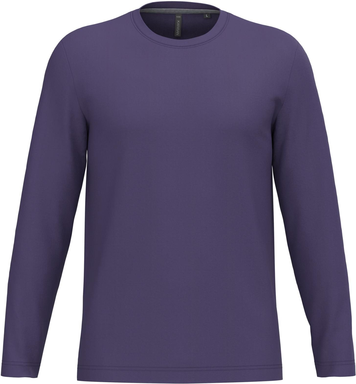 Kariban Langarmshirt Herren Langarmshirt Men's long-sleeved crew neck T-shi günstig online kaufen