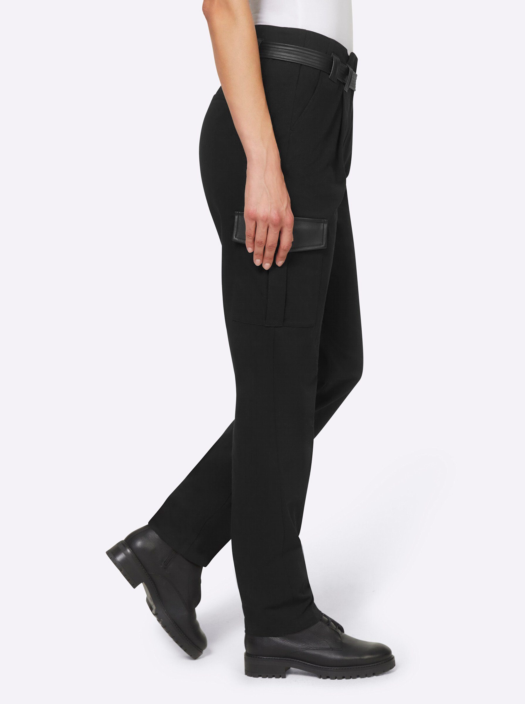 heine Jerseyhose Cargohose Innenbeinlänge ca. 77 günstig online kaufen