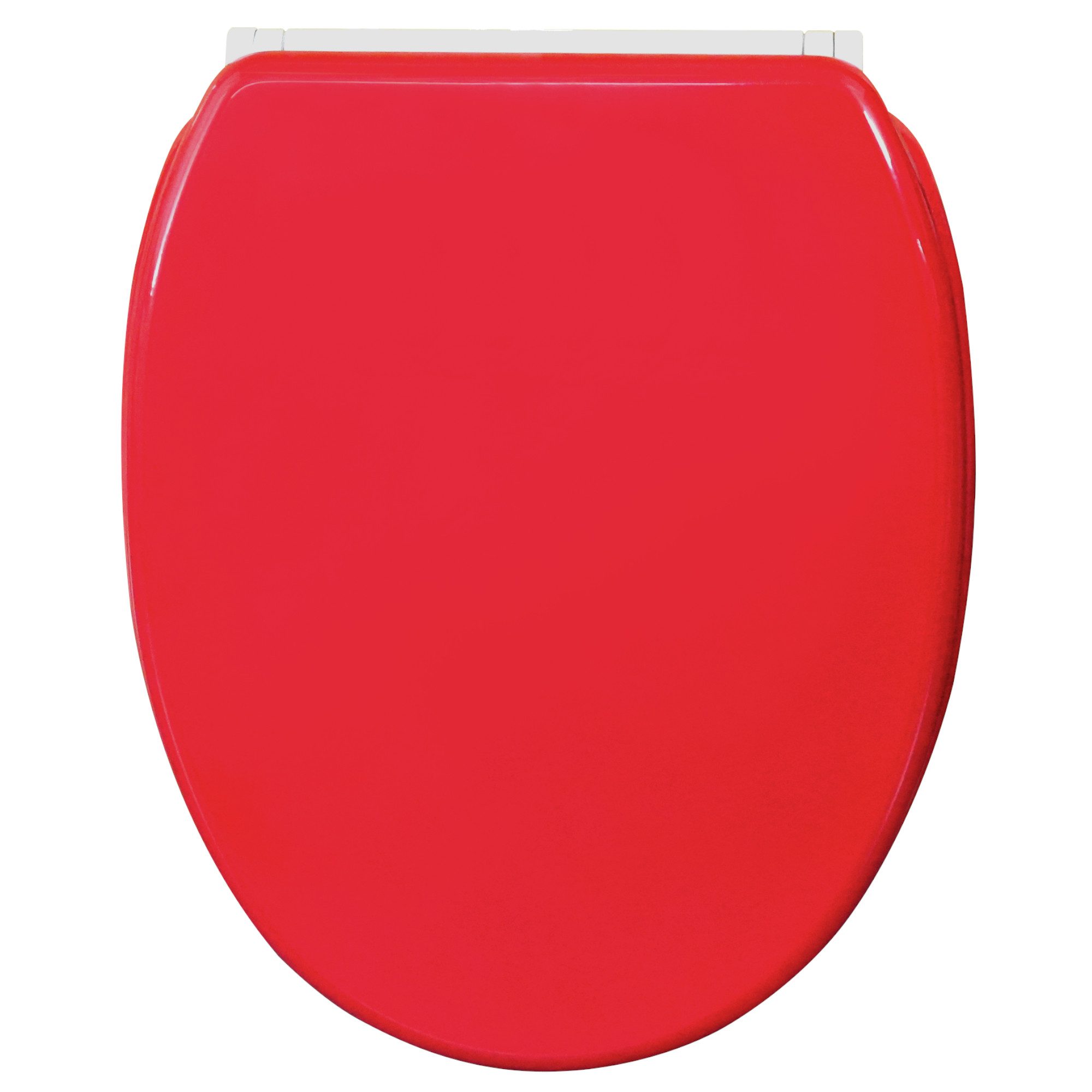 Sanilo WC-Sitz Rot mit Absenkautomatik & Quick Release, Premium Toilettendeckel, abnehmbar, leichte Montage von oben