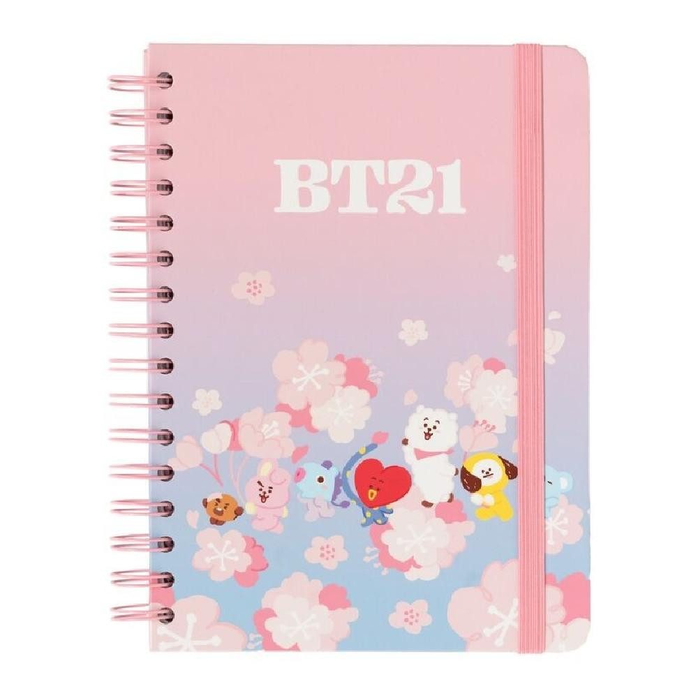 Grupo Erik Notizblock BT21 Sakura A5 Notizbuch