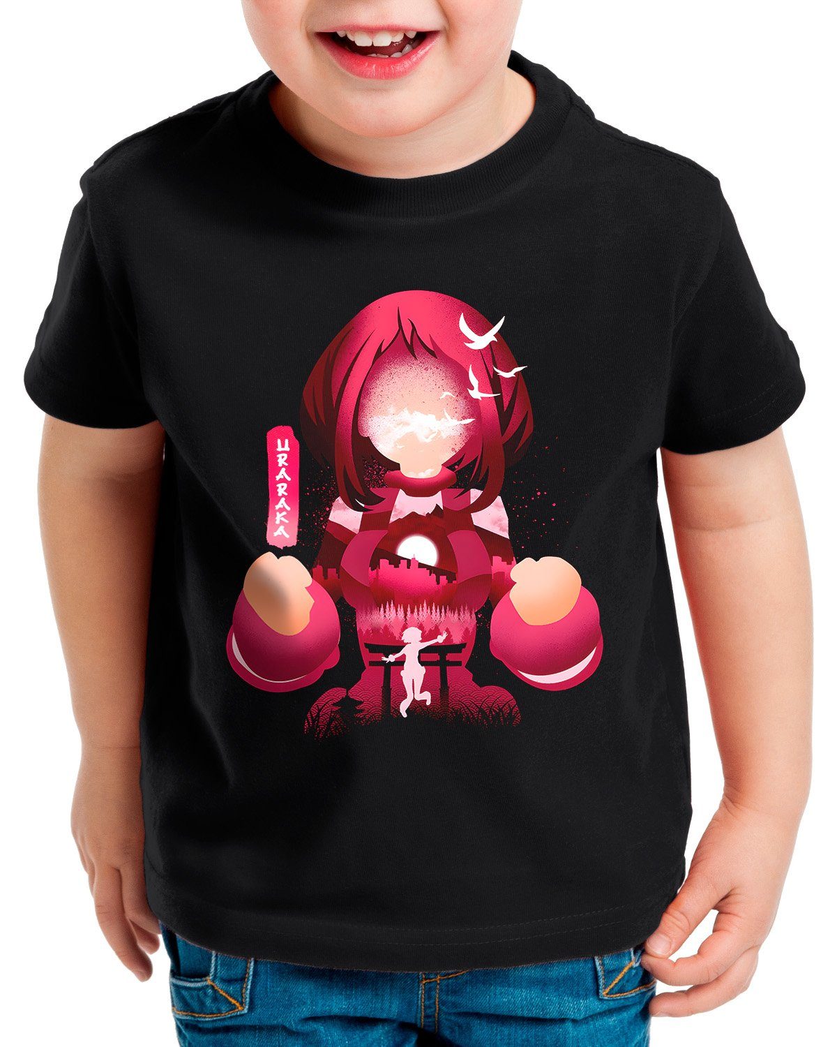 Großer Verkauf! style3 Print-Shirt Kinder T-Shirt cosplay academia my hero Uravity manga anime