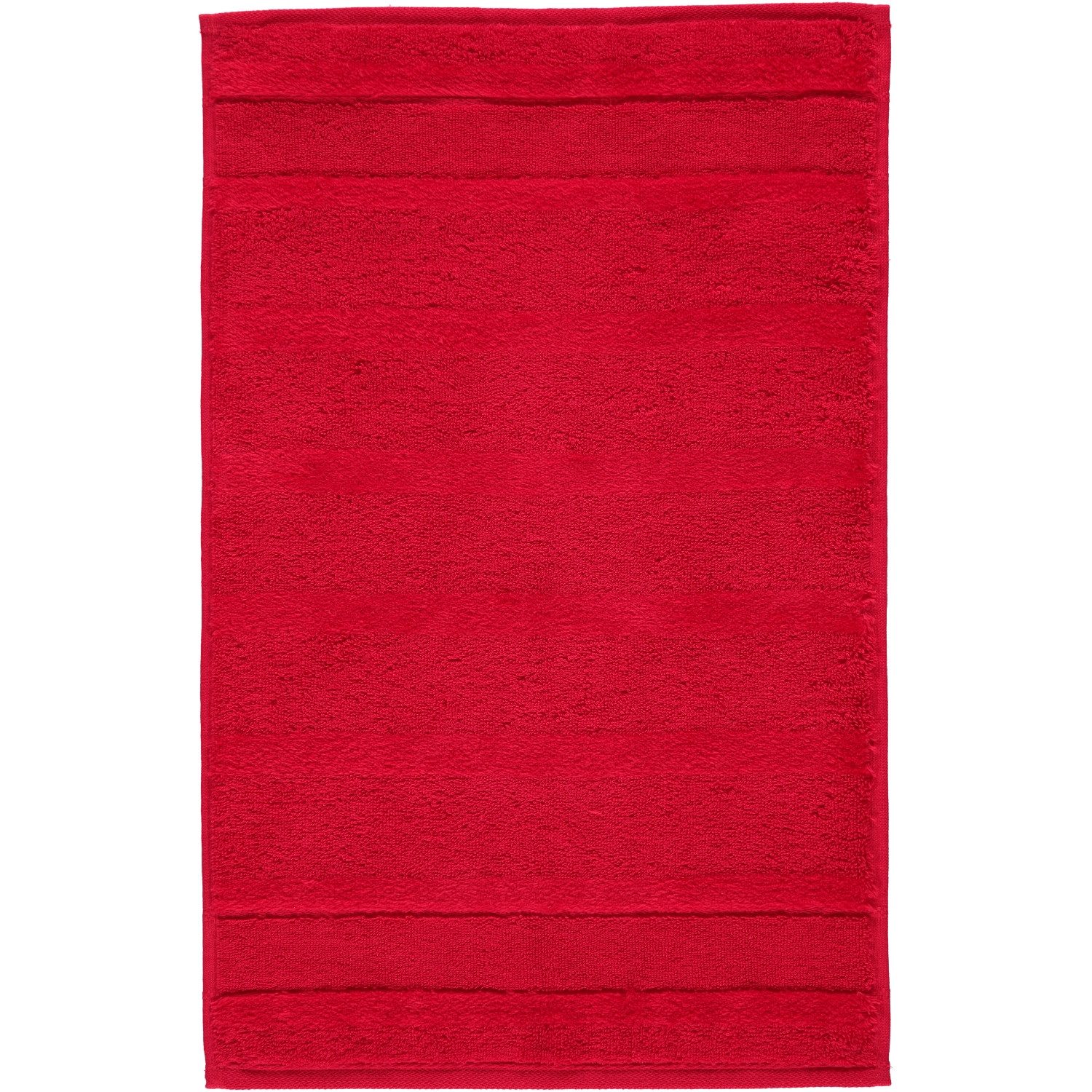 Cawö Handtuch Noblesse Uni 1002 rot