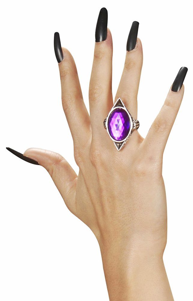 Widmann S.r.l. Kostüm Gothik Damen Ring Lila