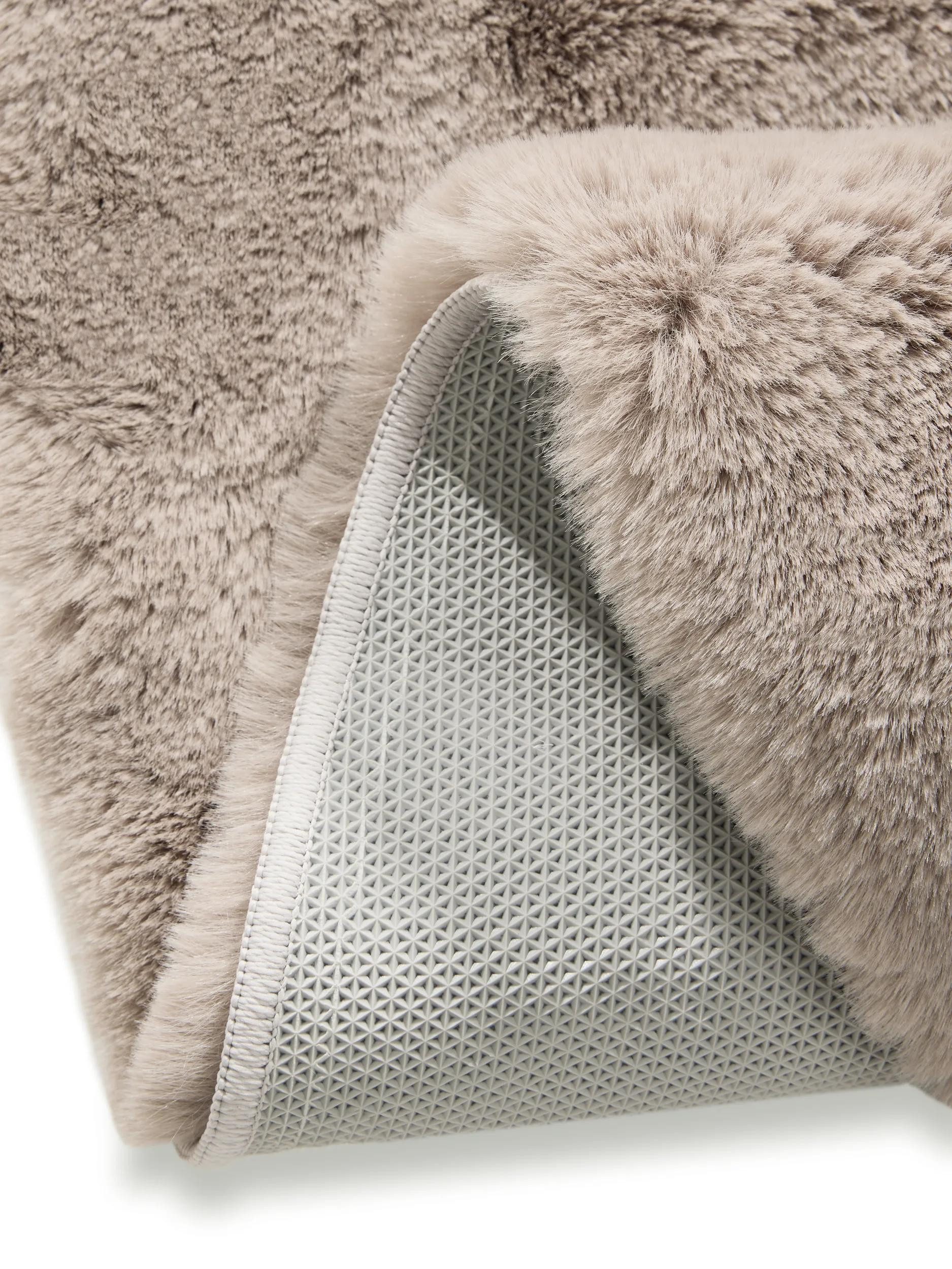benuta Fellteppich Dave, rechteckig, Höhe: 31 mm, Teppich Wohnzimmer, Schlafzimmer, Esszimmer, Flur, Kunstfaser, Cozy