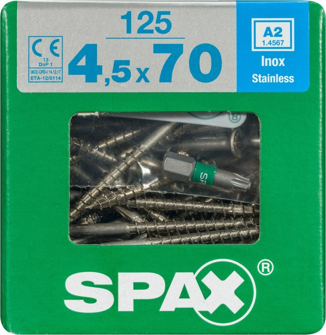 SPAX Holzbauschraube Spax Universalschrauben 4.5 x 70 mm TX 20 - 125