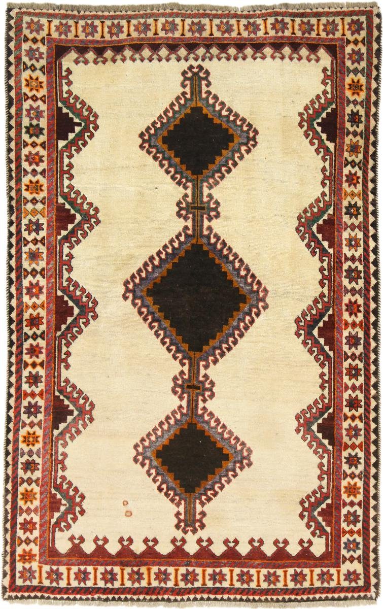 Orientteppich Ghashghai 132x213 Handgeknüpfter Orientteppich / Perserteppich, Nain Trading, rechteckig, Höhe: 12 mm