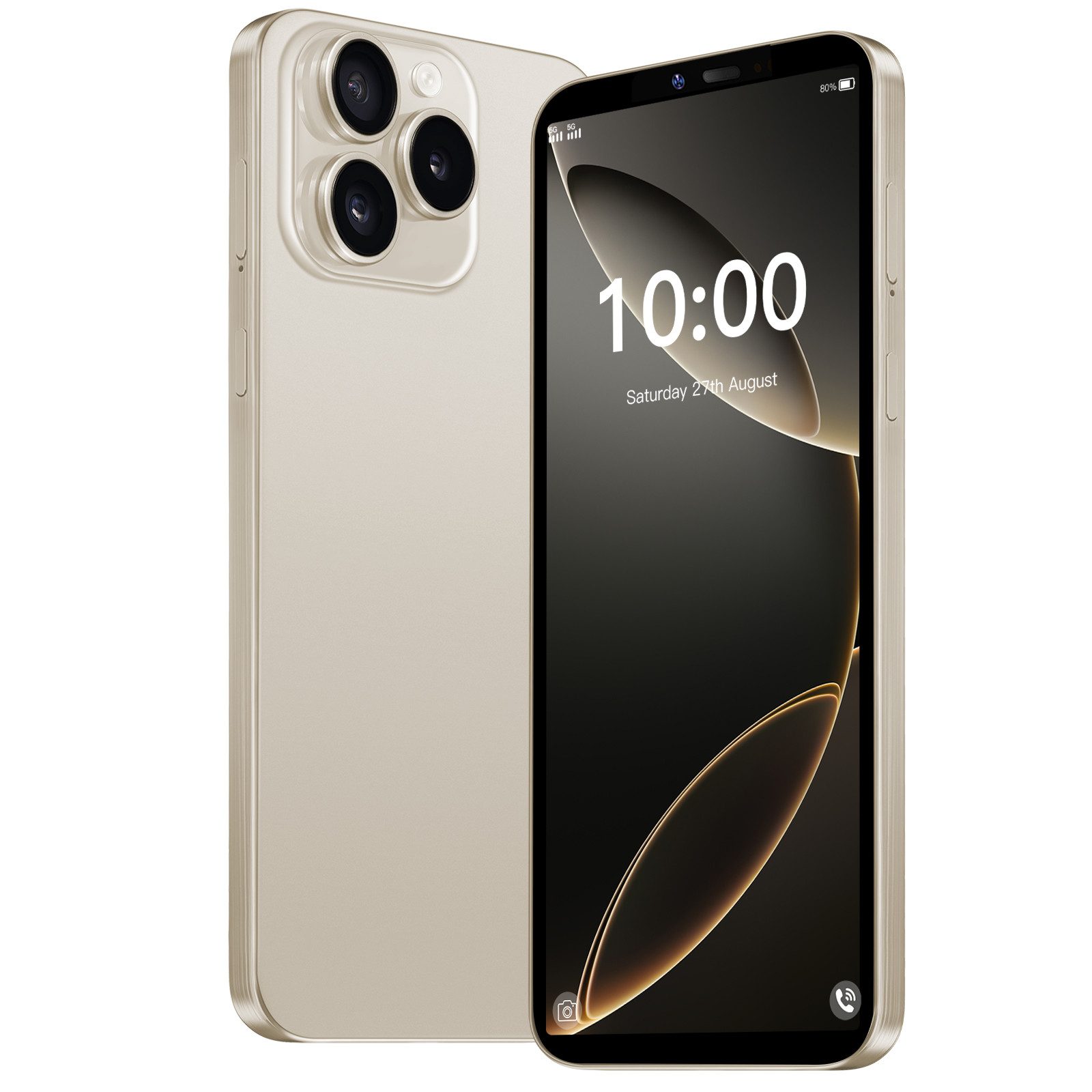 Fine Life Pro Entsperrtes Telefon, 4G LTE FDD/TDD-Smartphone, Dual-SIM-Karte, Smartphone (Speicher 4GB RAM+64GB ROM, 6,56-Zoll-Android-Phone Freies Telefon)