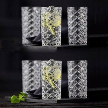 LYNGBY-GLAS Longdrinkglas Lyngby Longdrink Glas Diamant-Serie 6er Set ca, Glas