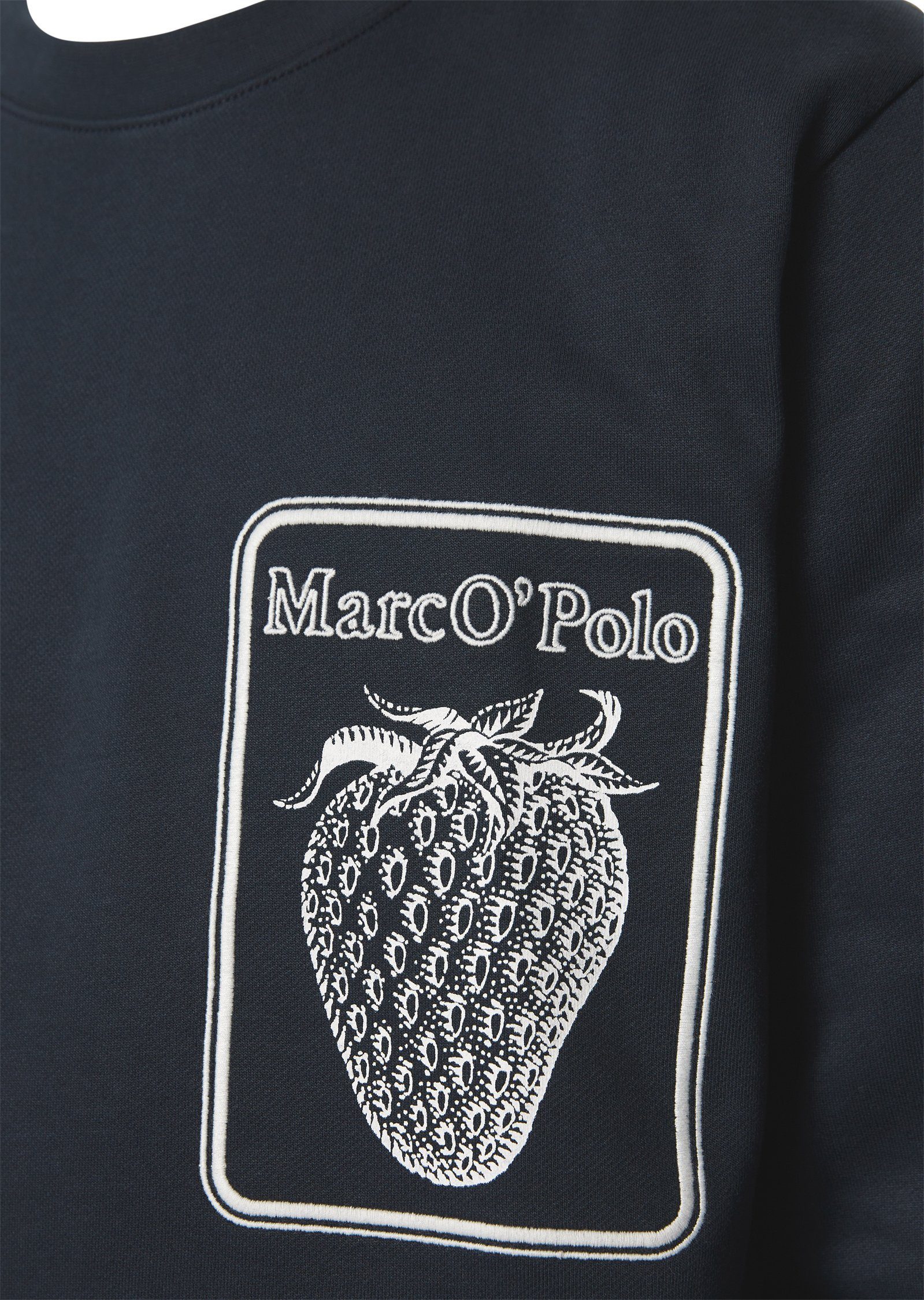 mit Marc O'Polo Vintage-Print blau Sweatshirt