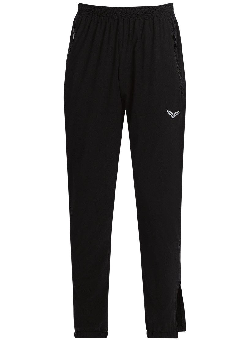 Trigema Jerseyhose TRIGEMA Freizeithose mit Bein-Reißverschluss (1-tlg)