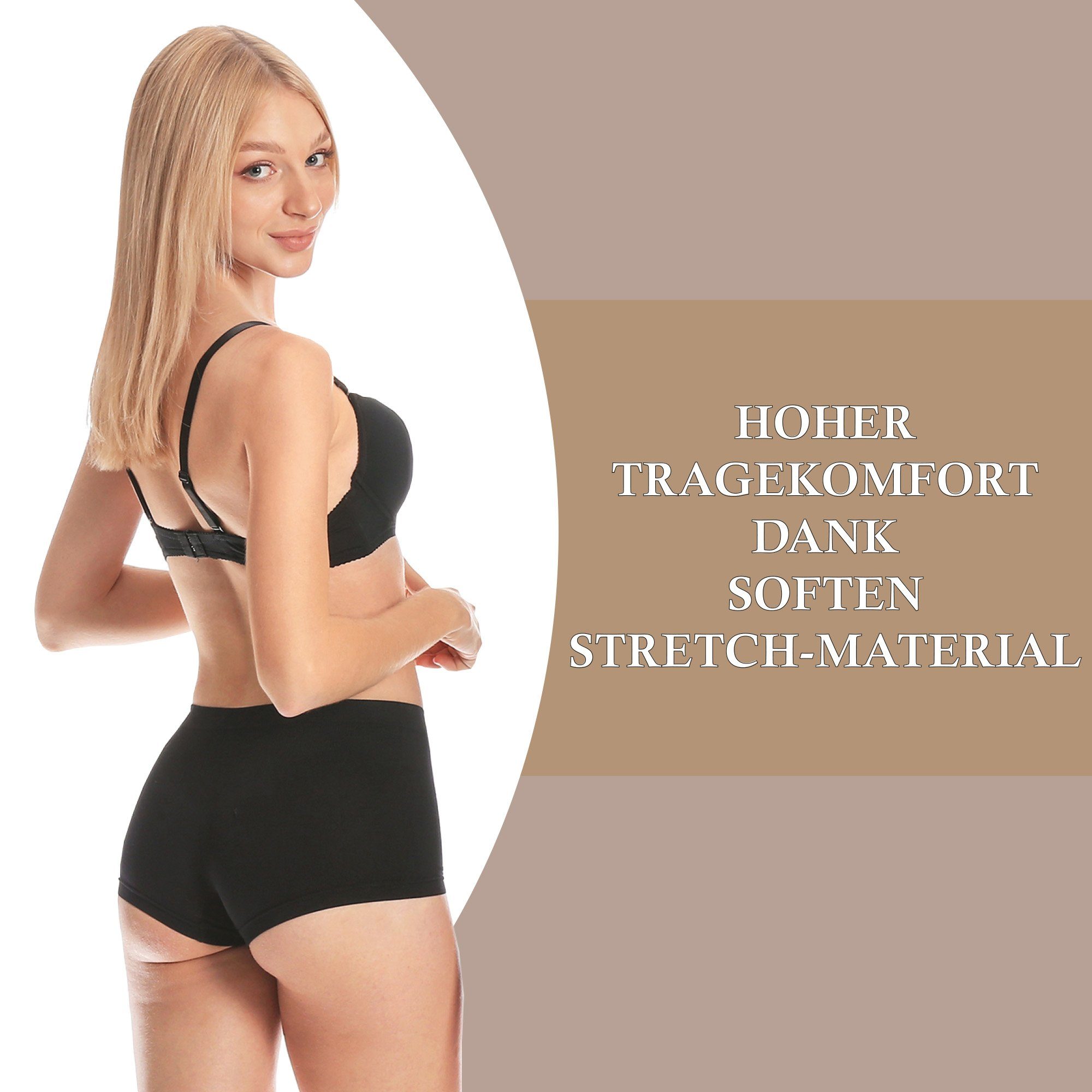 Bestlivings Hüftslip Schlüpfer 40 bis 54 (2-St) Unterhosen Damen - Unterwäsche Slip Stretch - Taillenslip