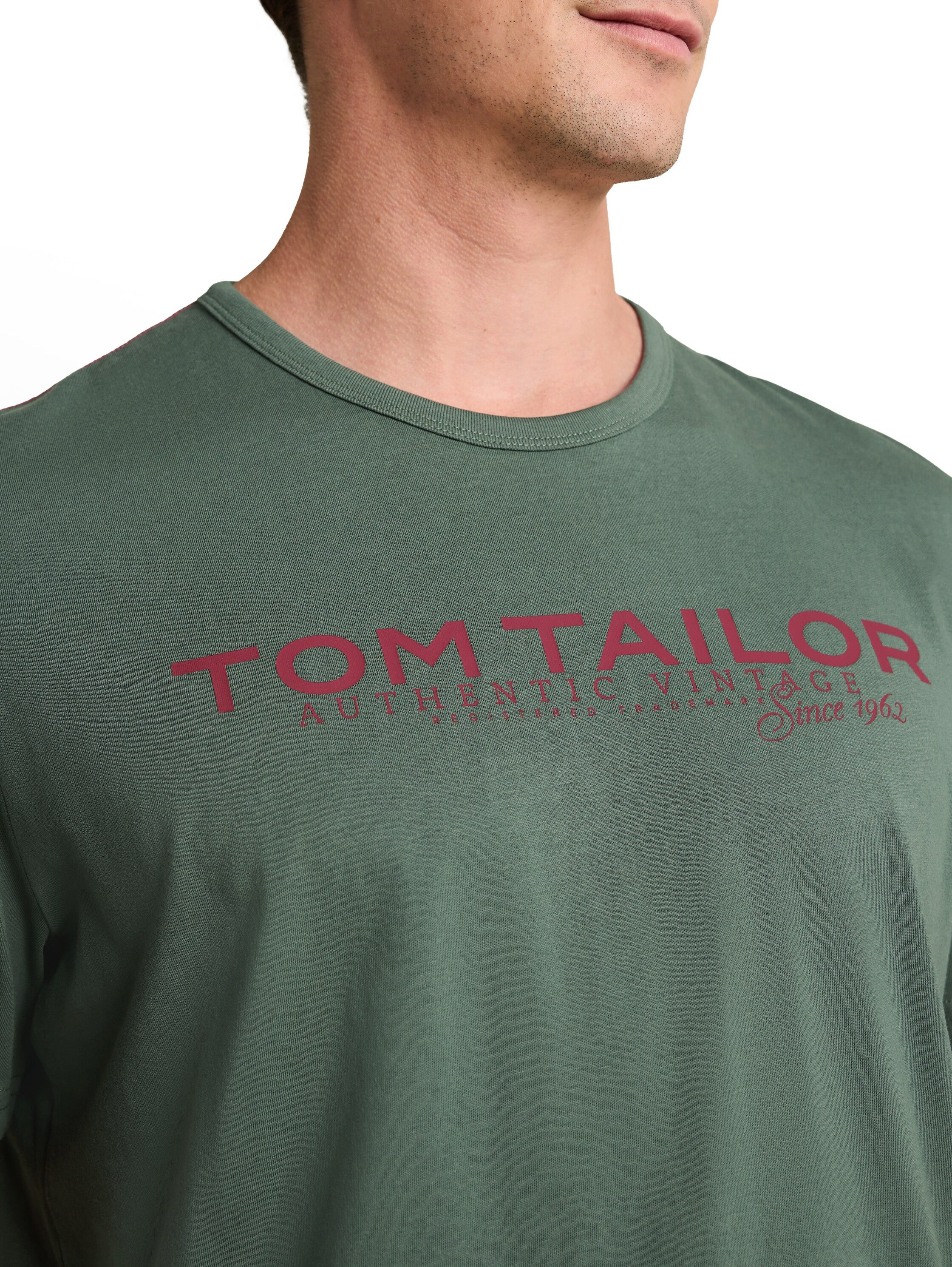 TOM TAILOR T-Shirt (2-tlg) 2er Pack Sommershirt mit Logo-Print – Bild 4 von 5