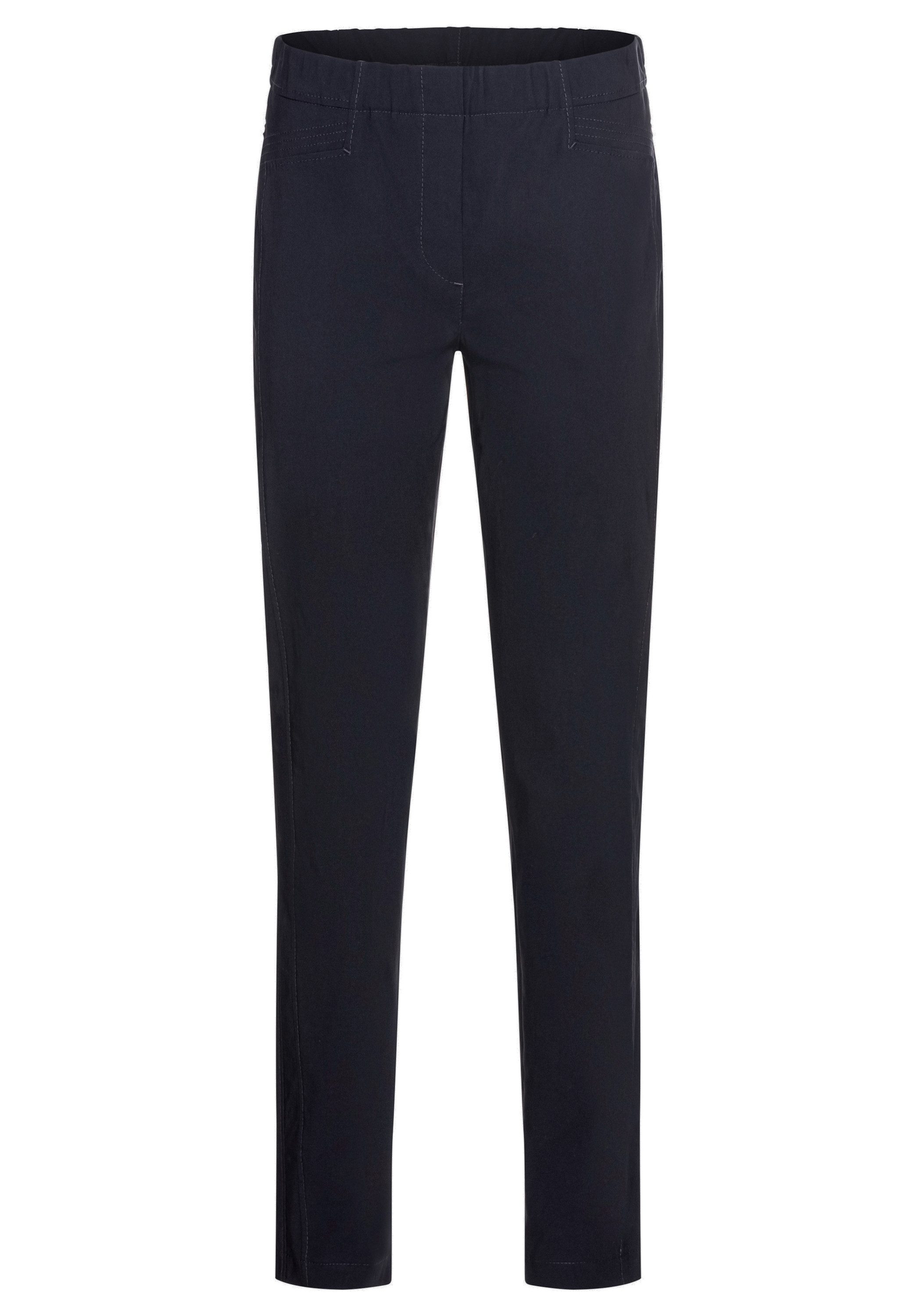bianca Stretch-Hose DENVER mit dehnbarem Komfortbund in uni Basicfarben