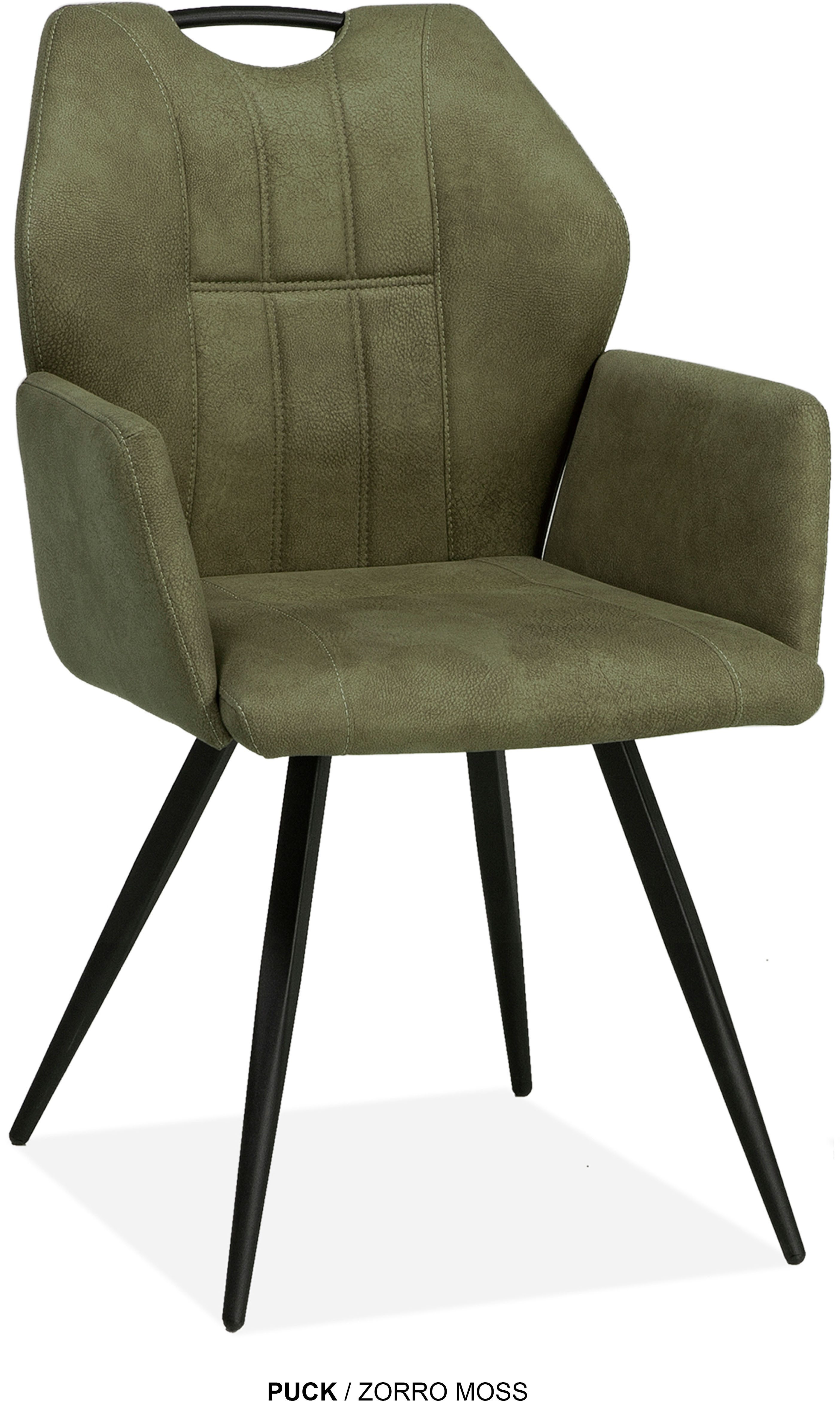 OMG Design Esszimmerstuhl Puck (Set, 2 St), Esszimmerstuhl, pflegeleichter Bezug